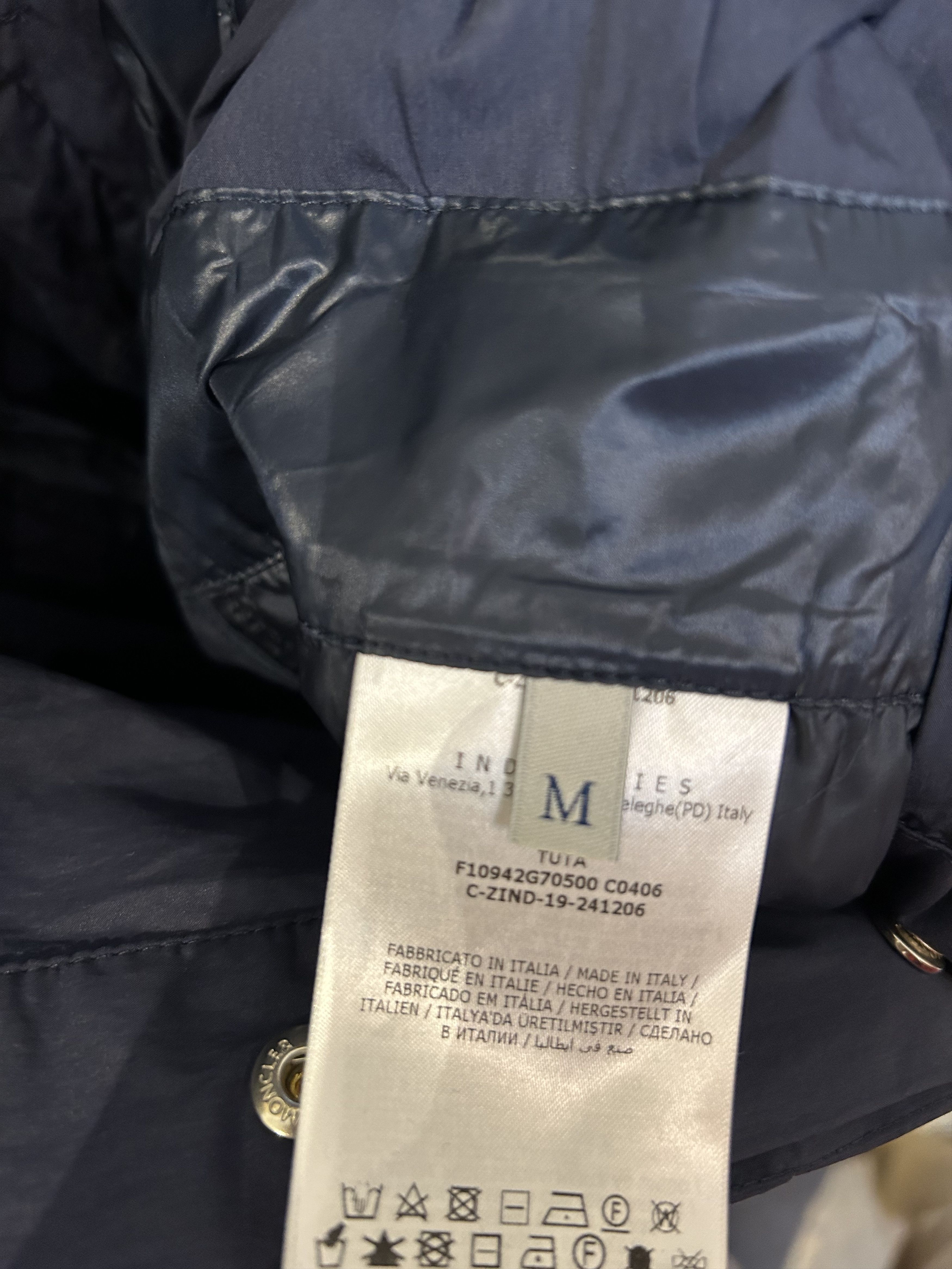 Moncler Moncler Blue Cotton-Poly Techno Belted TUTA Jumpsuit M Size 27" / US 4 / IT 40 - 5 Thumbnail