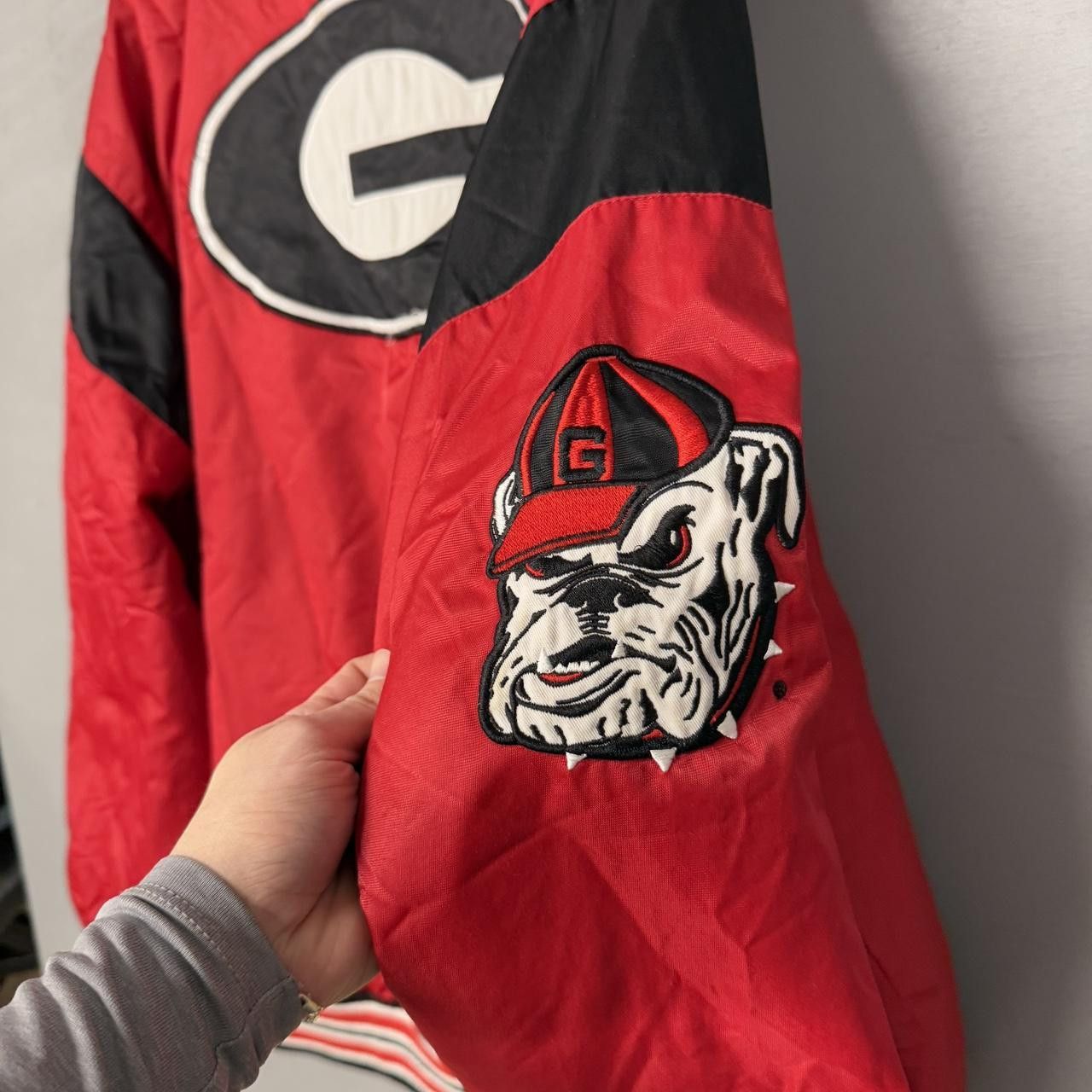 NCAA Vintage Georgia Bulldogs RR Designs Satin Bomber Jacket 3XL Size US XXL / EU 58 / 5 - 4 Thumbnail