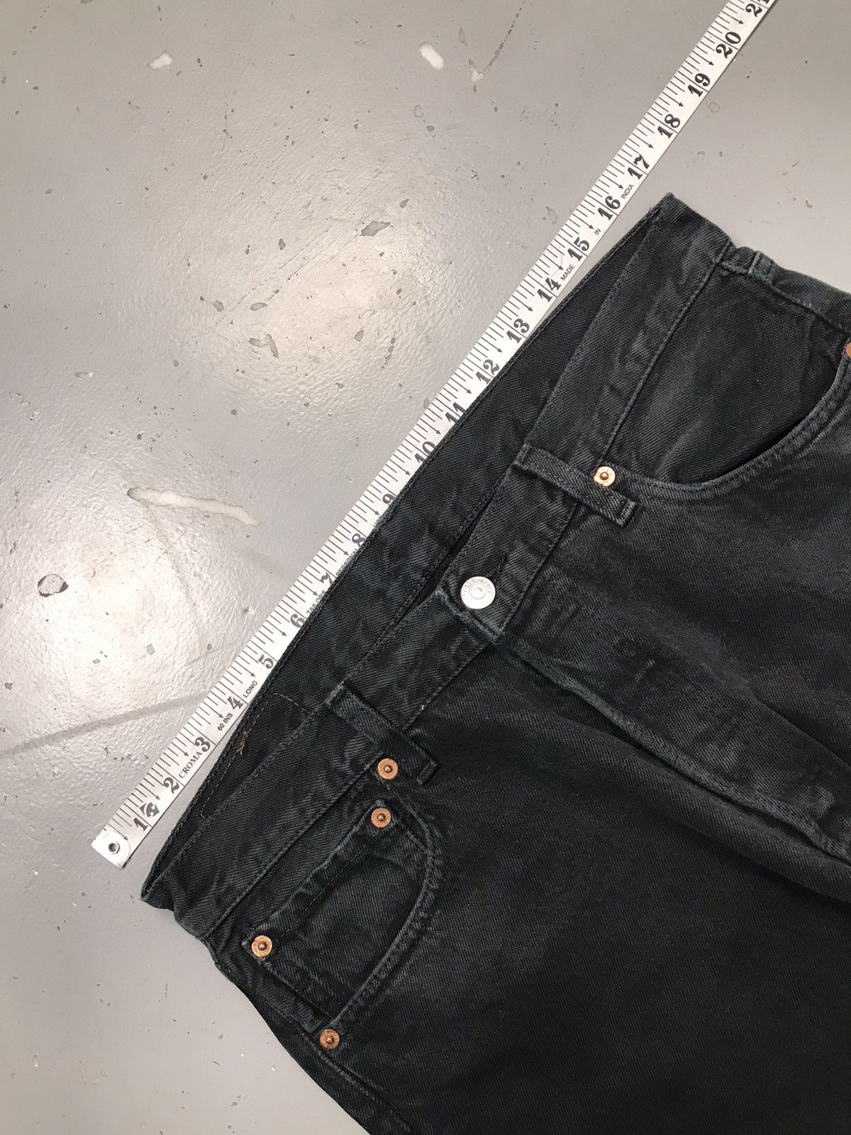 Levi's Vintage Levi’s Strauss & co 501 paper tag straight denim Size US 34 / EU 50 - 6 Thumbnail