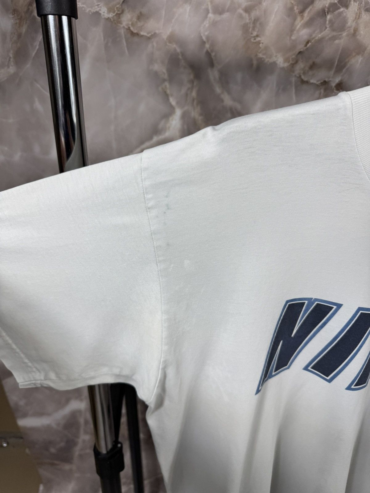 Other Vintage 00s Nike Print Logo Crewneck Distressed Tee Size US M / EU 48-50 / 2 - 4 Thumbnail