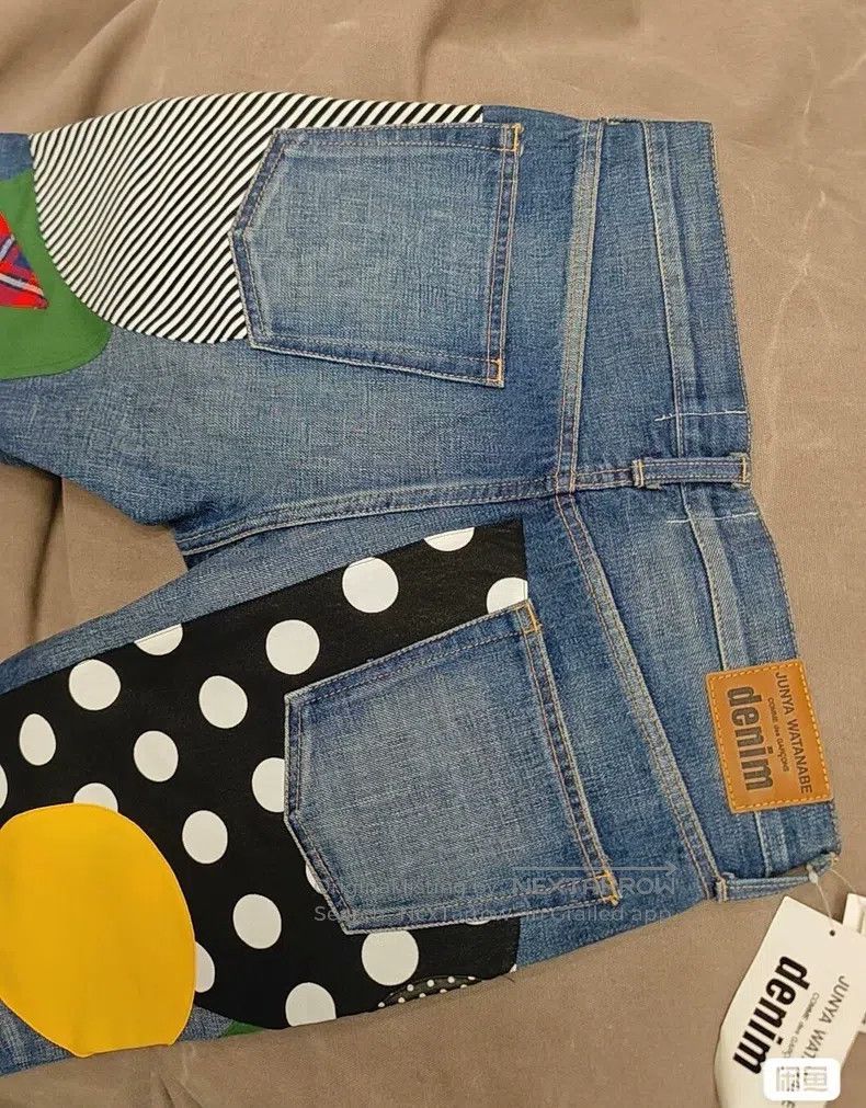 Junya Watanabe Junya Watanabe size S Patchwork denim pants Size 23" - 5 Thumbnail