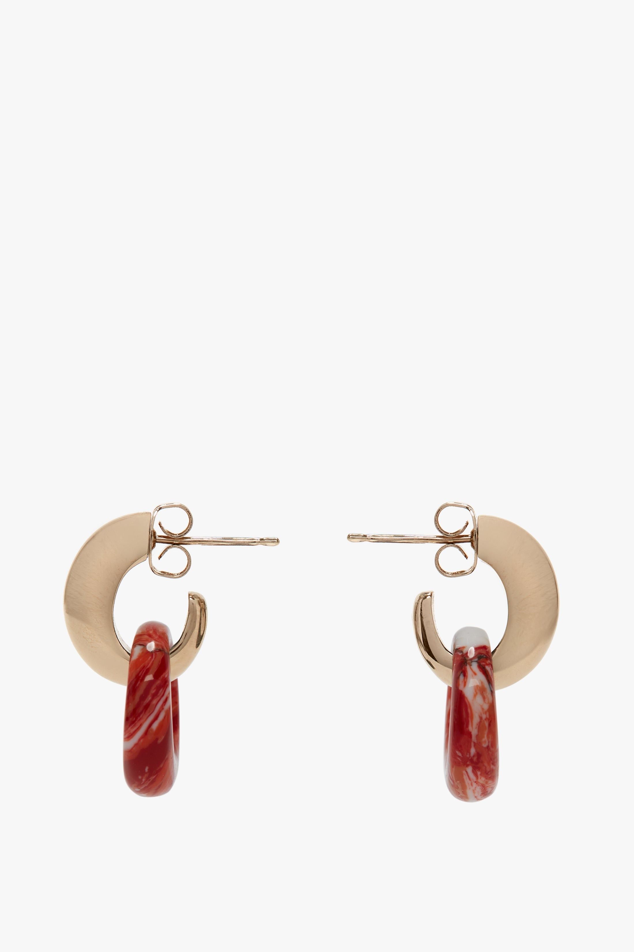 Victoria Beckham o1mle0525 Size: OS / Exclusive Resin Pendant Earrings Size ONE SIZE - 1 Thumbnail