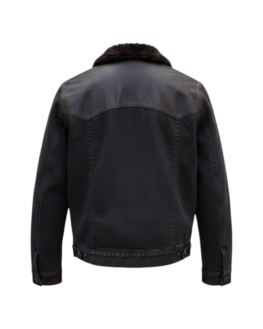 Prada F/W 2006 SHEARLING DENIM JACKET Size US L / EU 52-54 / 3 - 2 Thumbnail