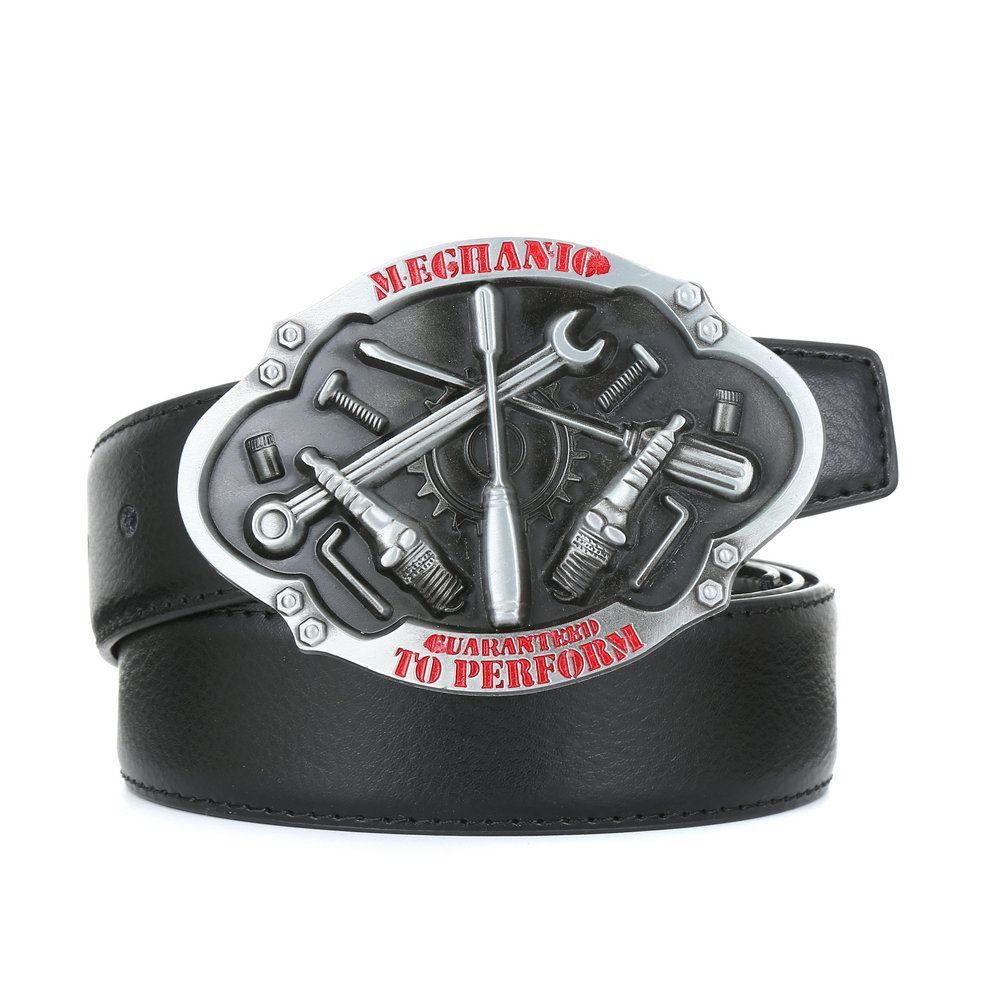 VIBE Retro Vintage Belt Riveted Belts Menswear Accessories Size ONE SIZE - 2 Thumbnail