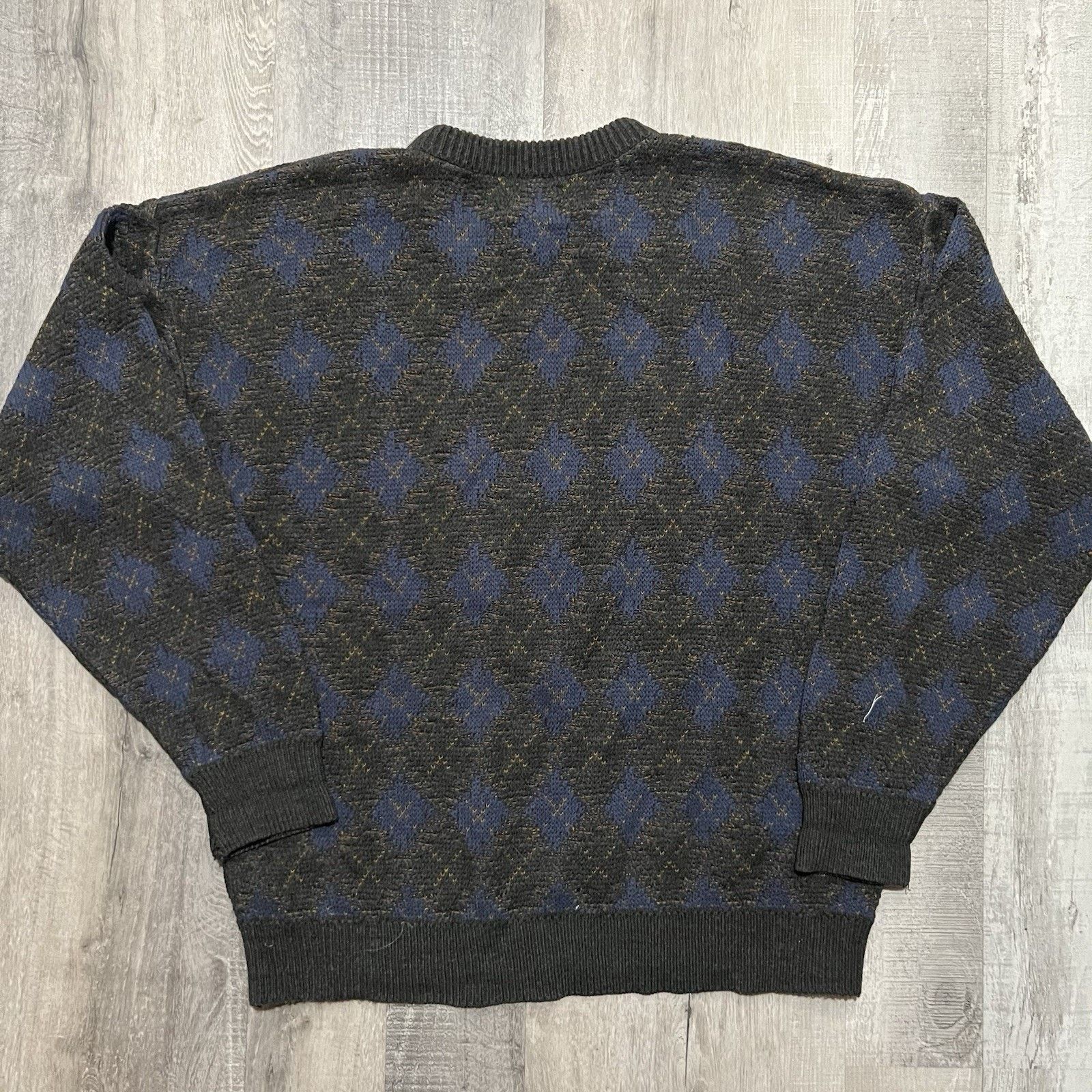 Jantzen VTG Jantzen Classic Argyle Knit Mens Preppy Golf Sweater Size US L / EU 52-54 / 3 - 3 Thumbnail