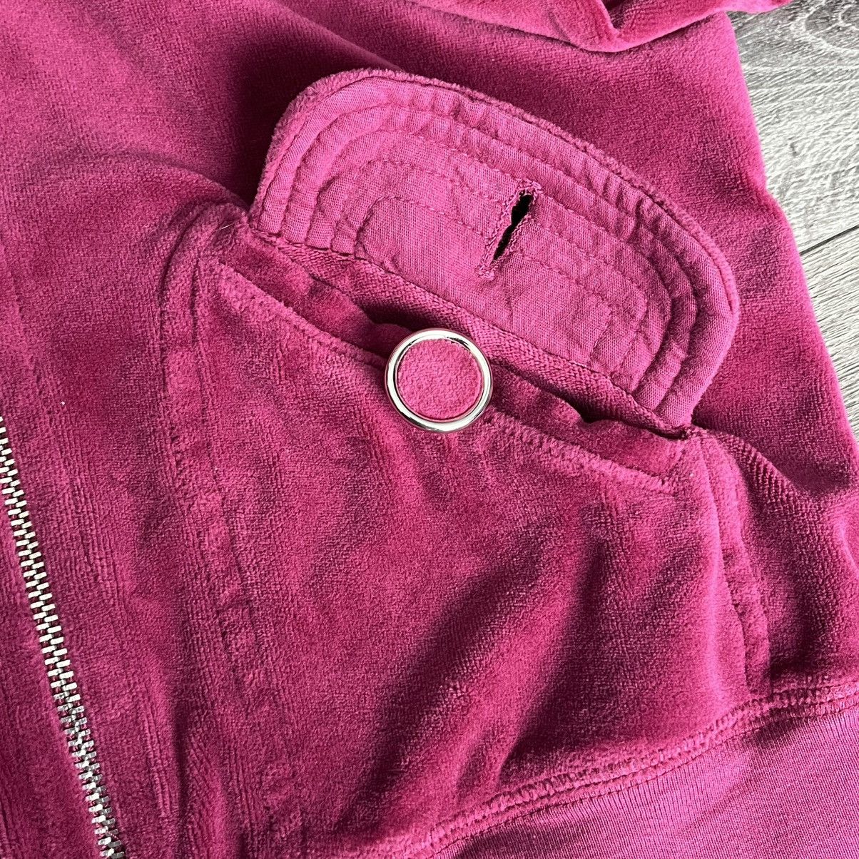 Juicy Couture × Juicy Couture Jeans × Vintage Vintage 2000s Juicy Couture Puff Sleeve Velour Track Jacket Size M / US 6-8 / IT 42-44 - 5 Thumbnail