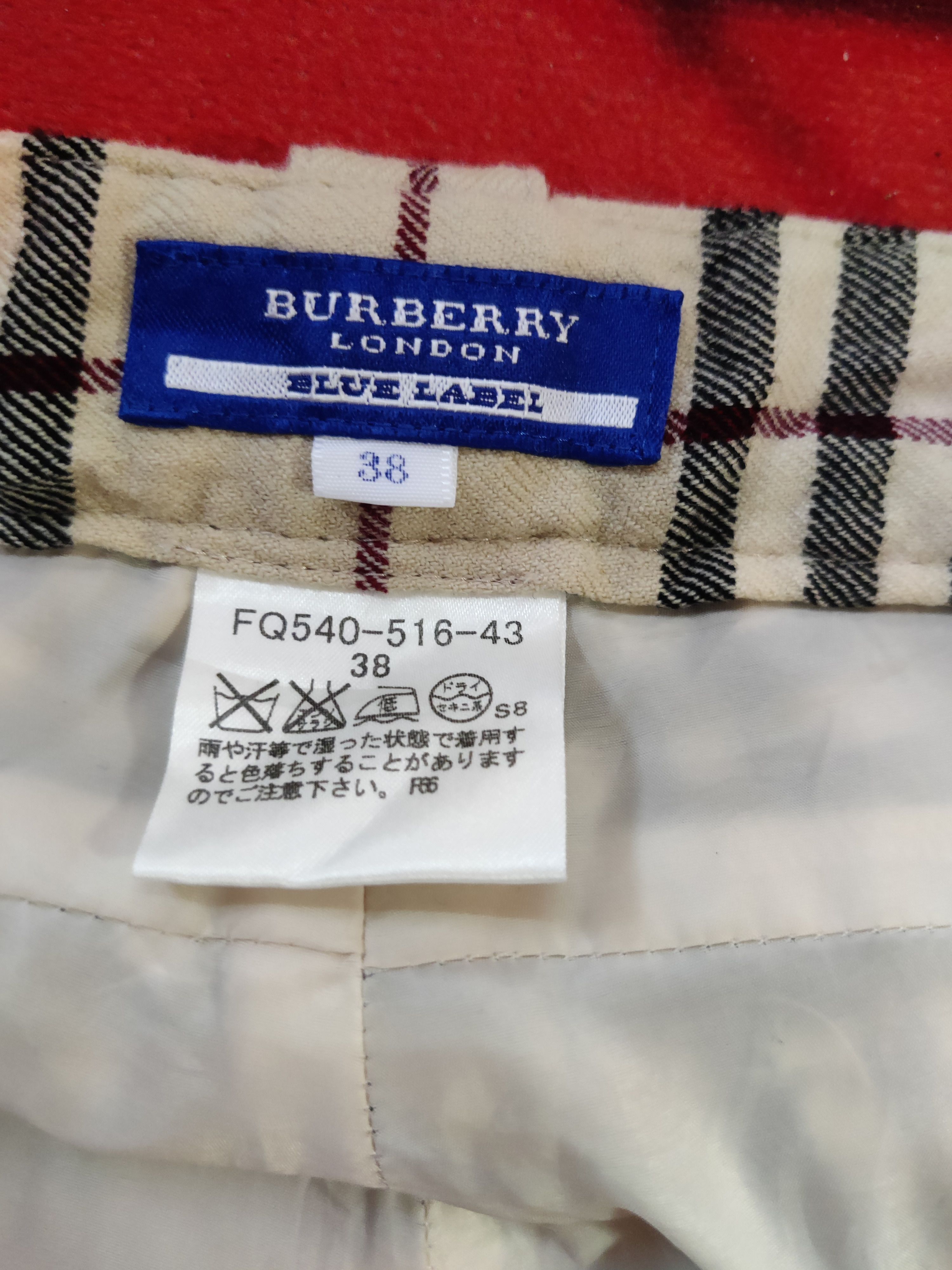 Other Vintage Distressed Burberry London Nova Check Wool Pants Size 28" / US 6 / IT 42 - 8 Thumbnail