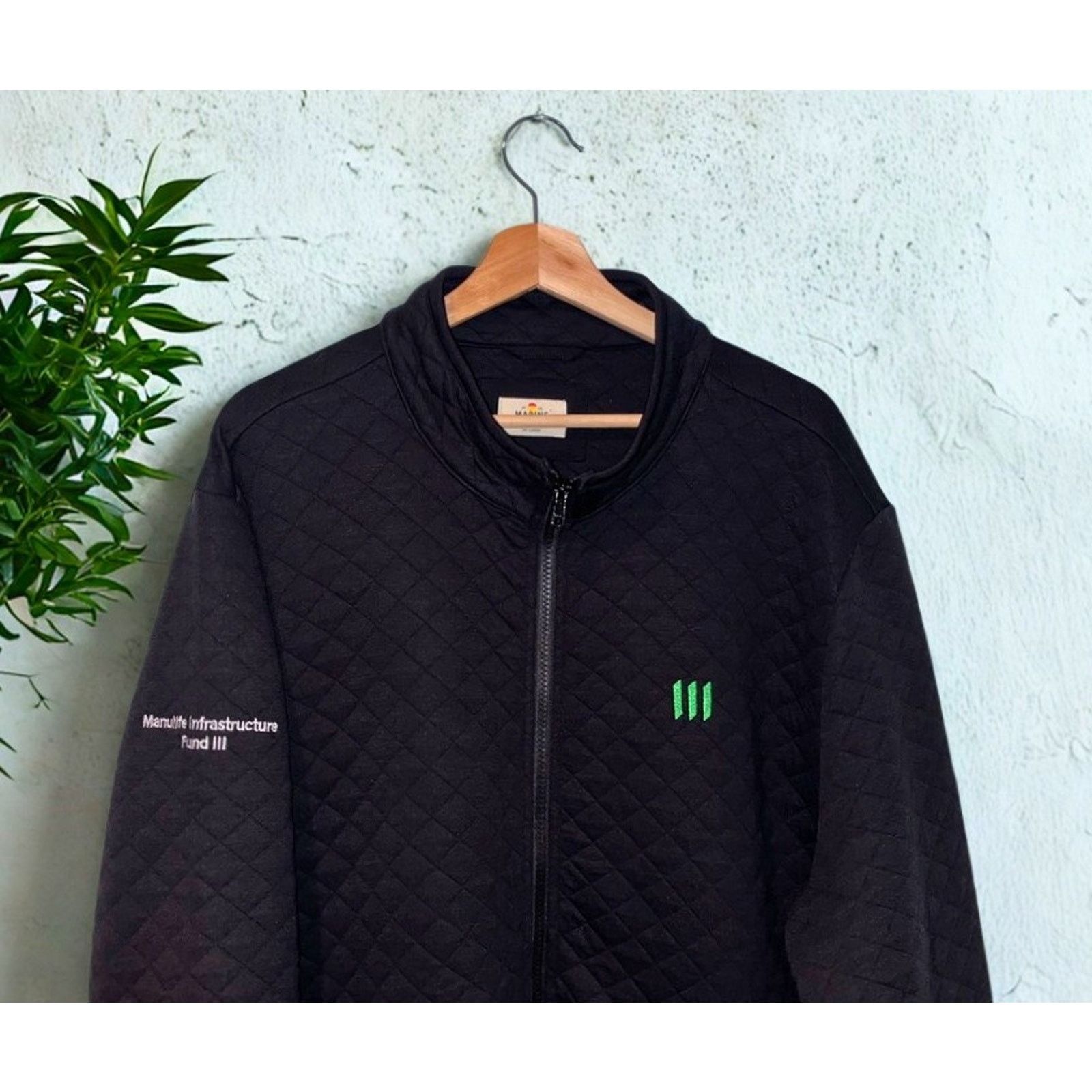Marine Layer Marine Layer Corbet Quilted Jacket Sz. 2XL Manulife Logo Size US XXL / EU 58 / 5 - 2 Thumbnail