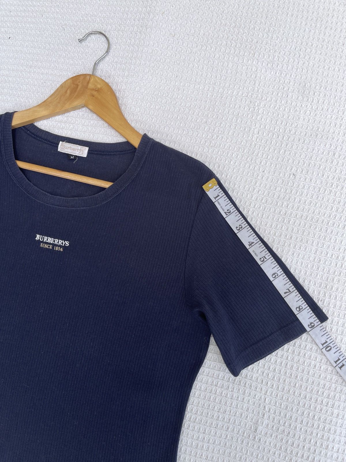 Burberry × Vintage Last Drop🔥Rare🔥Vintage BURBERRYS Centre Logo Boxy Tee Size M / US 6-8 / IT 42-44 - 11 Thumbnail