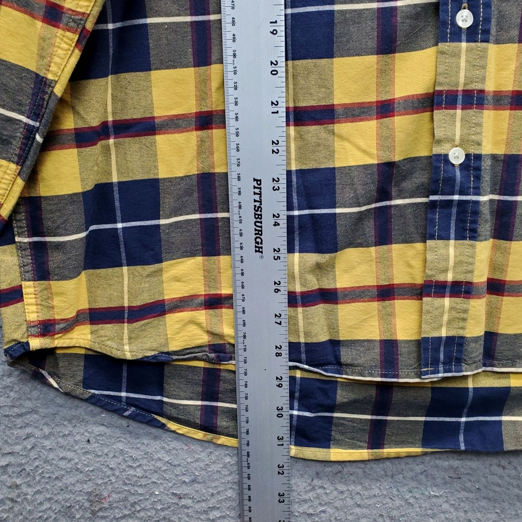 Vintage John Ashford Shirt Mens XL Multi Plaid Cotton Button-Up EUC Size US XL / EU 56 / 4 - 3 Thumbnail