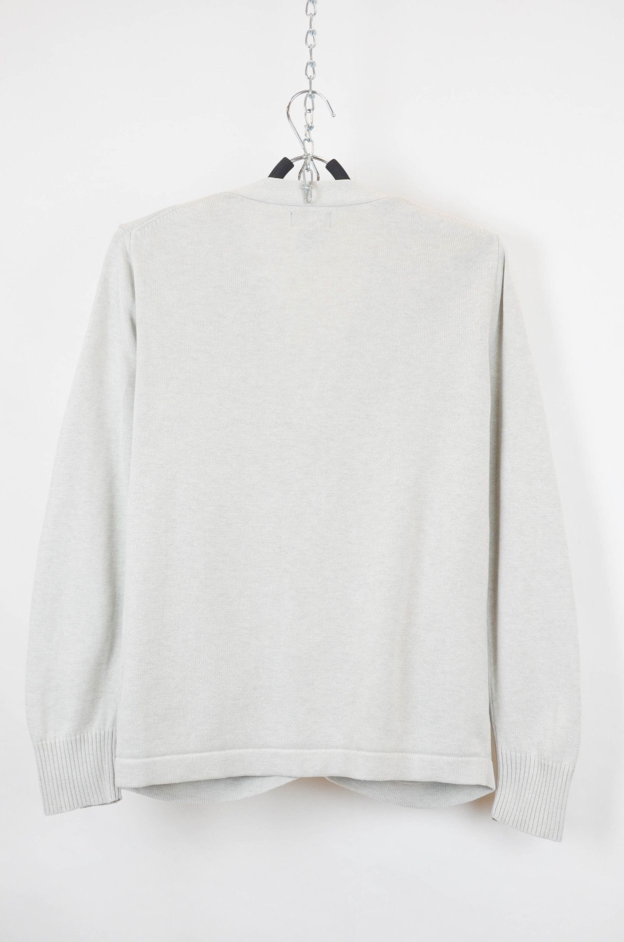 Polo Ralph Lauren Polo Ralph Lauren White Pima Cotton Knit Cardigan – Size M Size M / US 6-8 / IT 42-44 - 2 Thumbnail