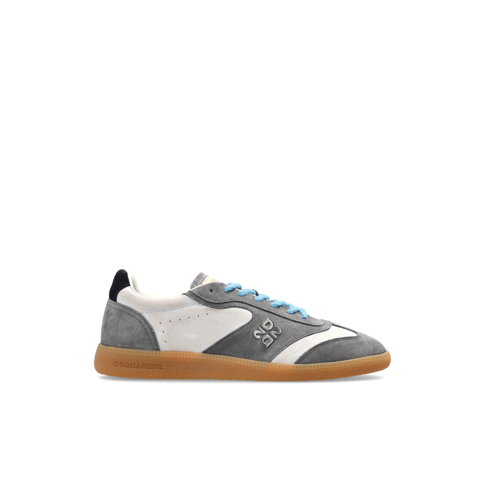 Dsquared2 DSQUARED2 Rebels Beige/Gray Sneakers New & Authentic (Men's Size US 13 / EU 46 - 1 Thumbnail