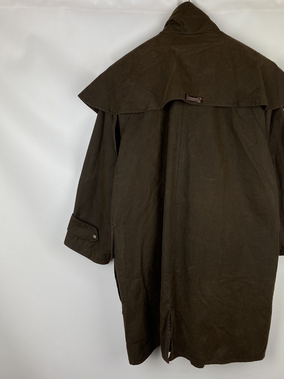 Barbour Driza-Bone vintage wax waxed cotton short weatherall jacket Size US S / EU 44-46 / 1 - 15 Thumbnail