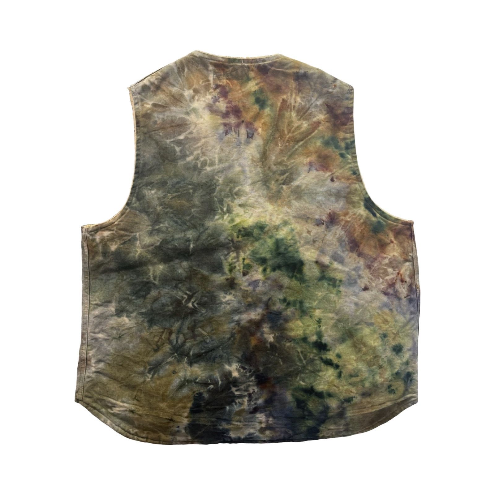 Carhartt XXL vintage Carhartt, Tie Dye vest by Air Bear Wear Size US XXL / EU 58 / 5 - 2 Thumbnail