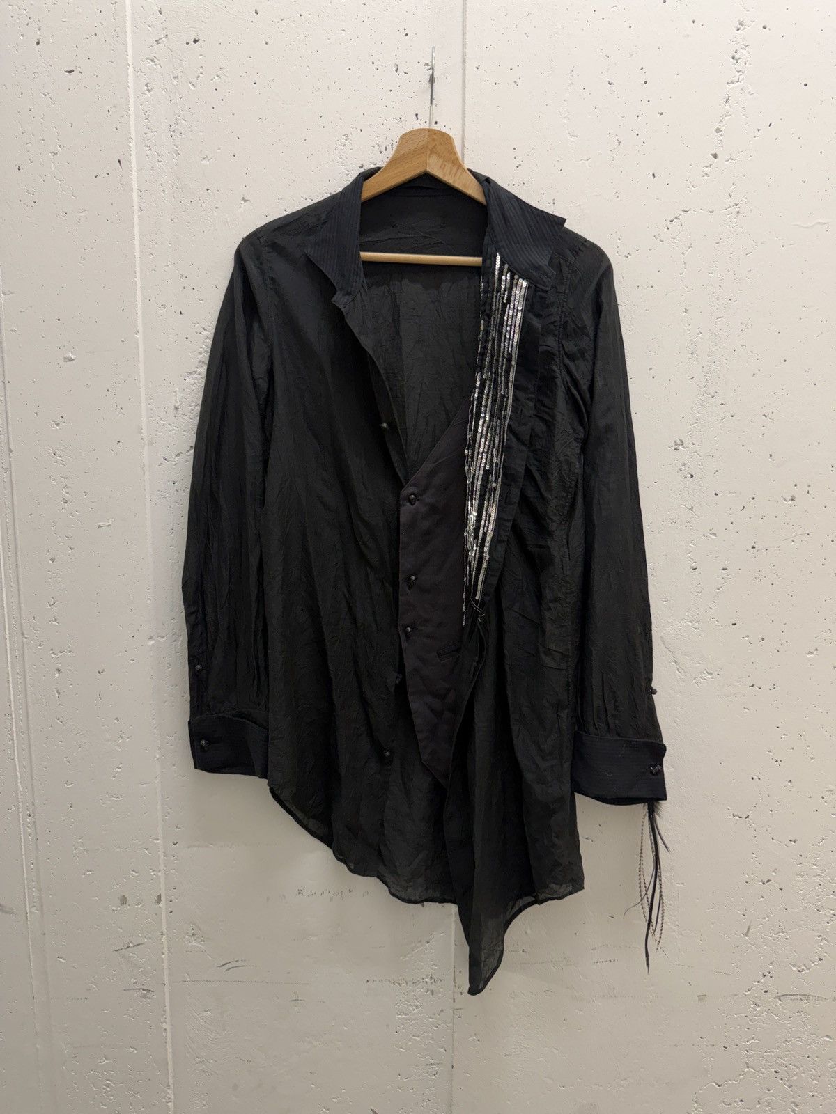 If Six Was Nine If Six Was Nine Sequin Deconstructed Layered Shirt Size S / US 4 / IT 40 - 1 Thumbnail