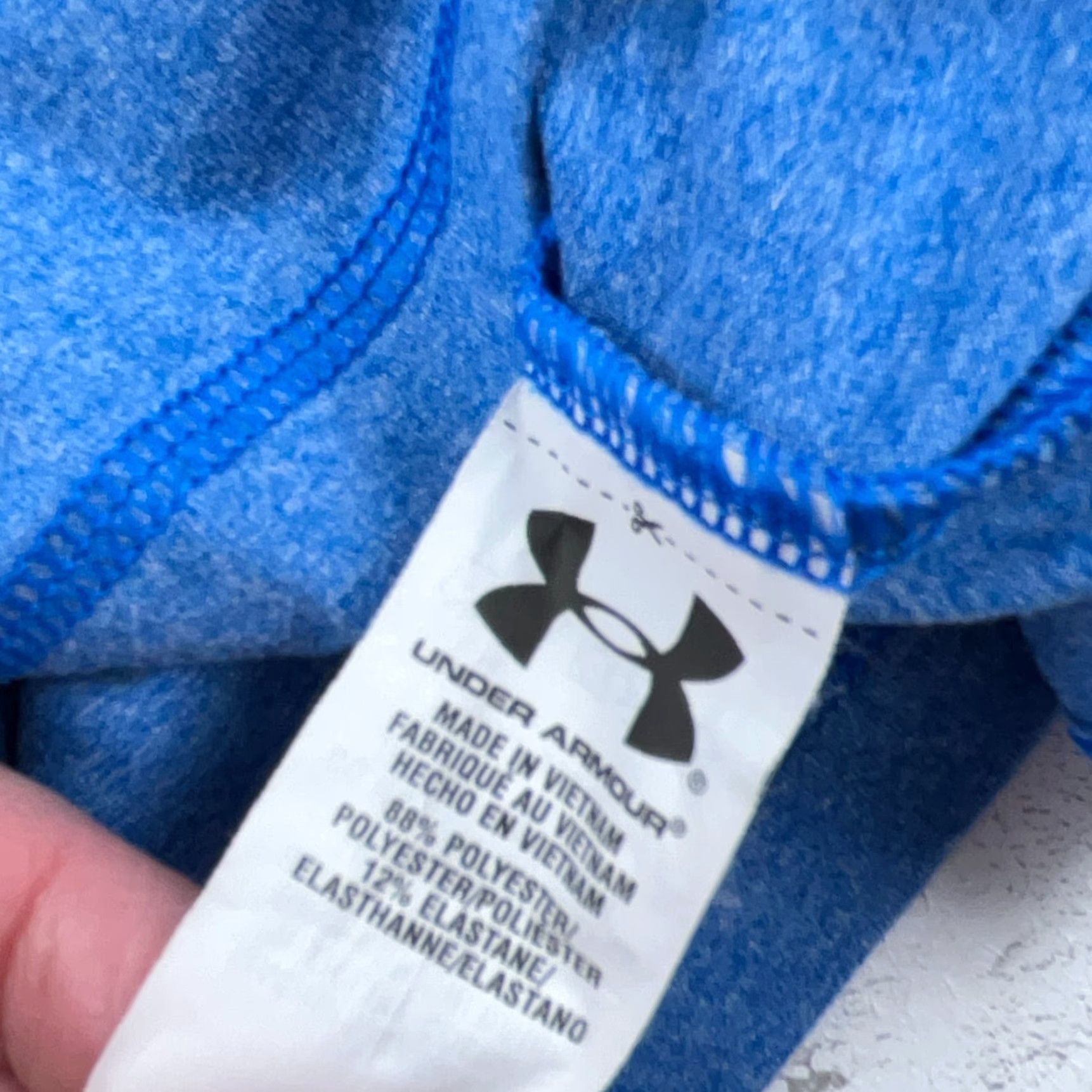 Under Armour Under Armour Shirt Men XL Blue Slim 1/4 Zip Pullover Running Performance Moisture Wicking All Seasons Size US XL / EU 56 / 4 - 6 Thumbnail