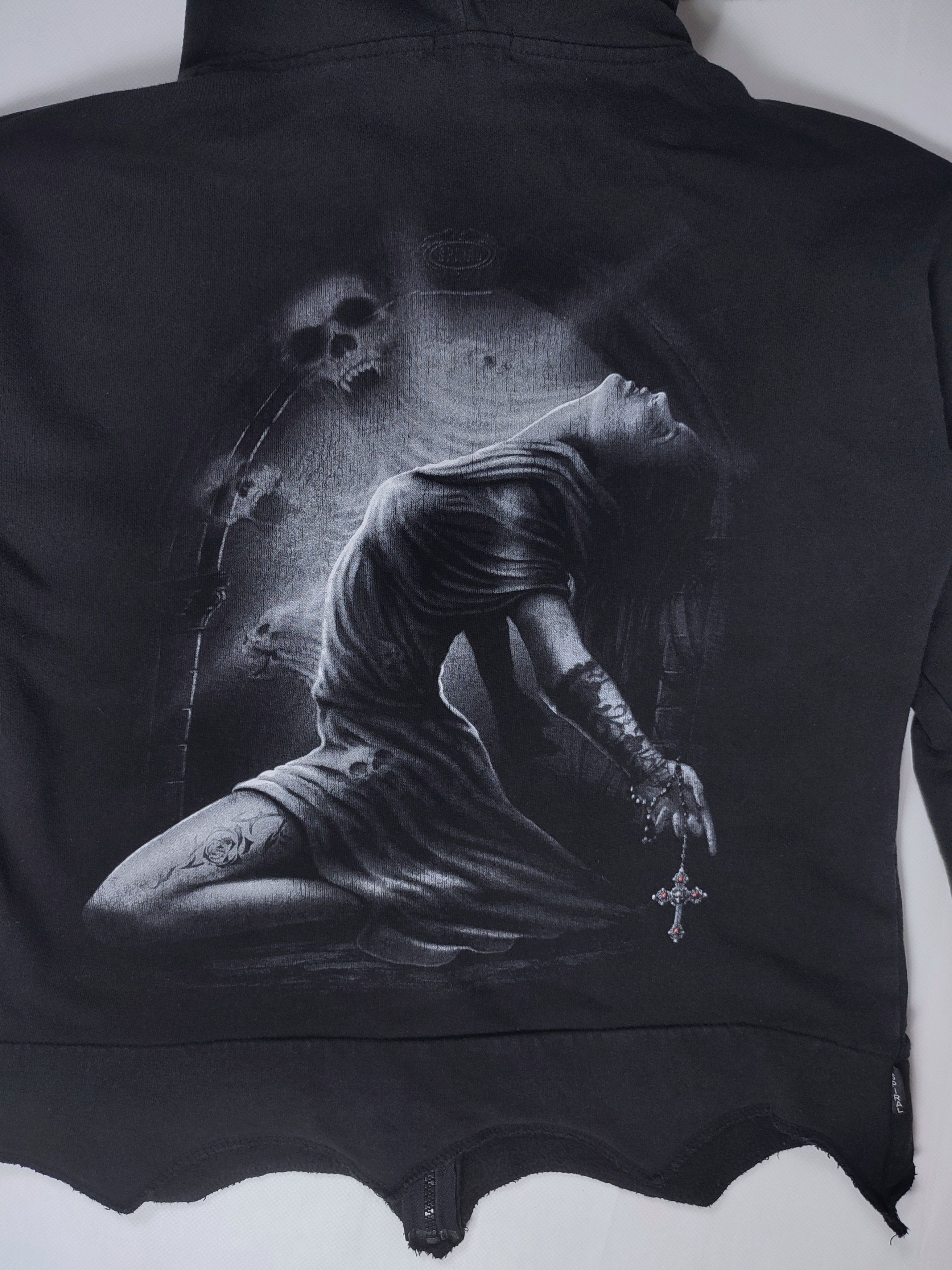 Affliction Spiral Y2k opium zip hoodie Rick Owens Size US M / EU 48-50 / 2 - 10 Thumbnail