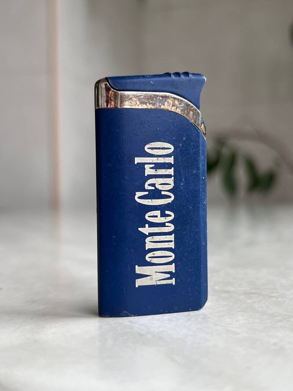 Marlboro × Vintage Vintage 00s Monte Carlo lighter Blue Long logo collections Size ONE SIZE - 1 Thumbnail