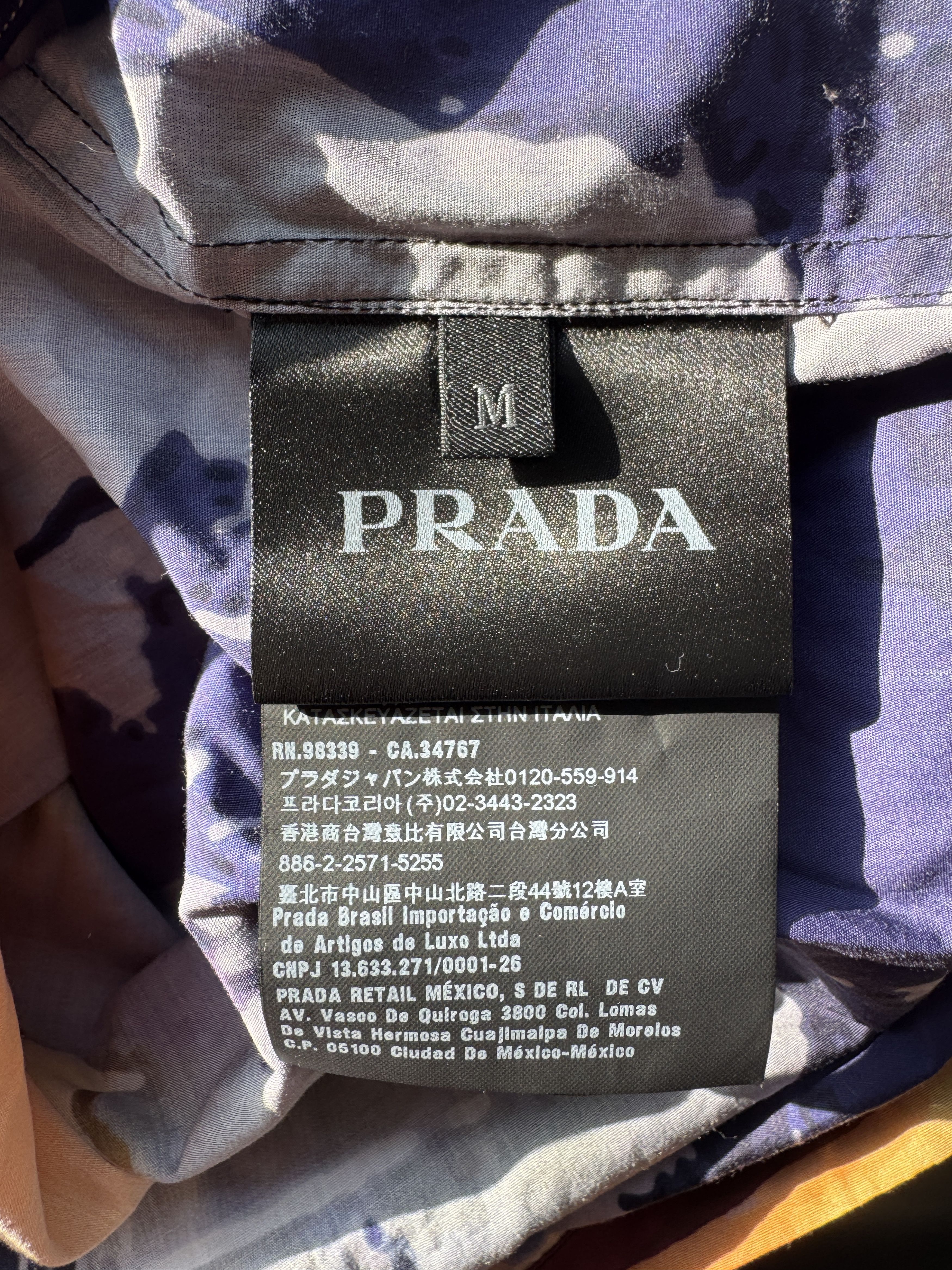 Prada SS17 Mountain Landscape Shirt Size US M / EU 48-50 / 2 - 13 Thumbnail