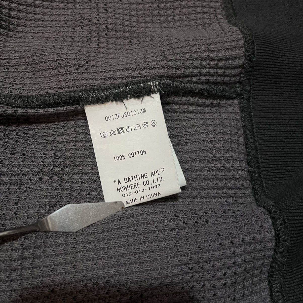 Bape Bape waffle knit full zip black Size US XXL / EU 58 / 5 - 5 Thumbnail