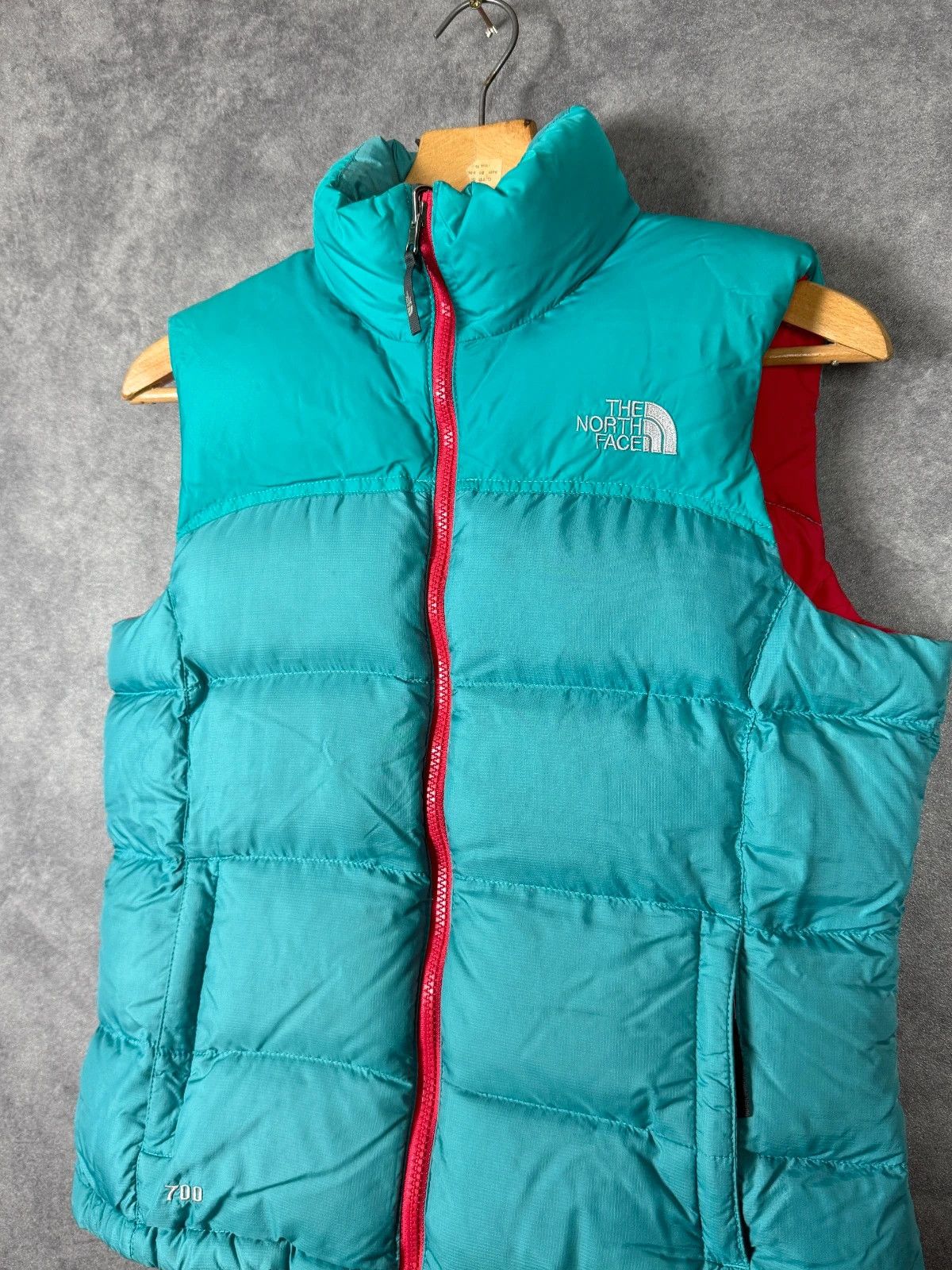 The North Face The North Face 700 Puffer Vest Turquoise Logo Size US S / EU 44-46 / 1 - 2 Thumbnail
