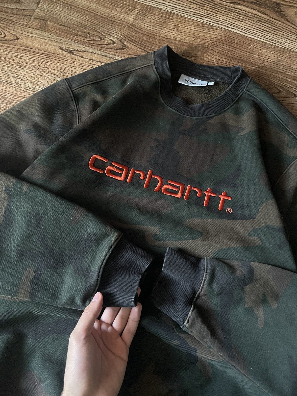 Carhartt Carhartt Sweatshirt Sweater Centr Logo Mens Shirt Size M Size US M / EU 48-50 / 2 - 4 Thumbnail
