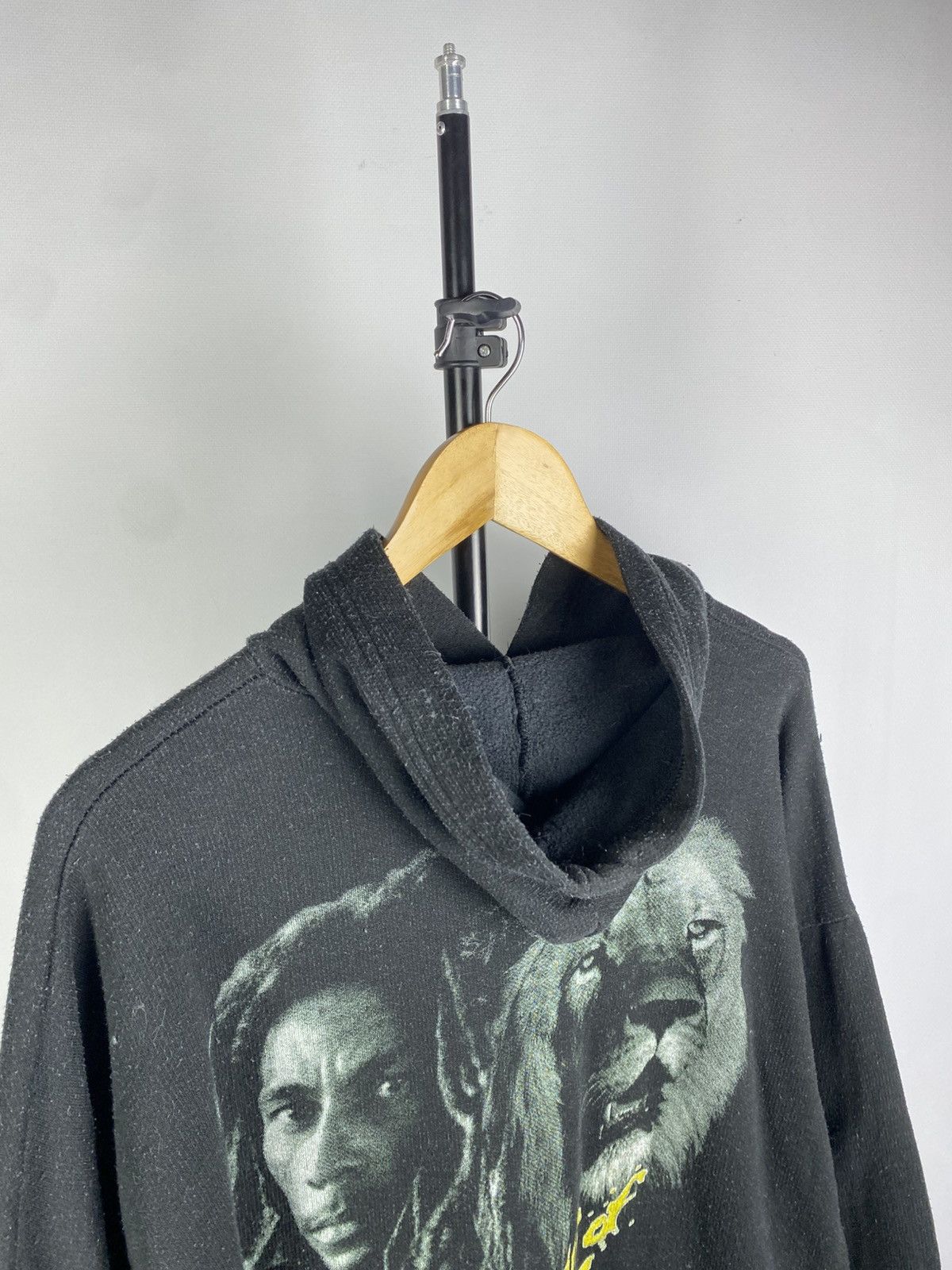 Bob Marley × Vintage CRAZY Vintage 90s Bob Marley Regge Big Logo Zip Hoodie Size US L / EU 52-54 / 3 - 6 Thumbnail
