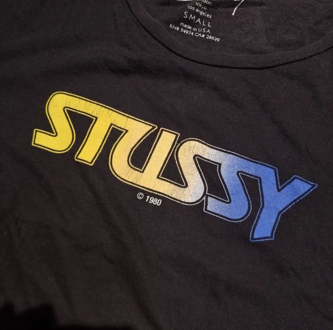 Stussy Vintage Stüssy T-Shirt (© 1980) Size S / US 4 / IT 40 - 2 Thumbnail