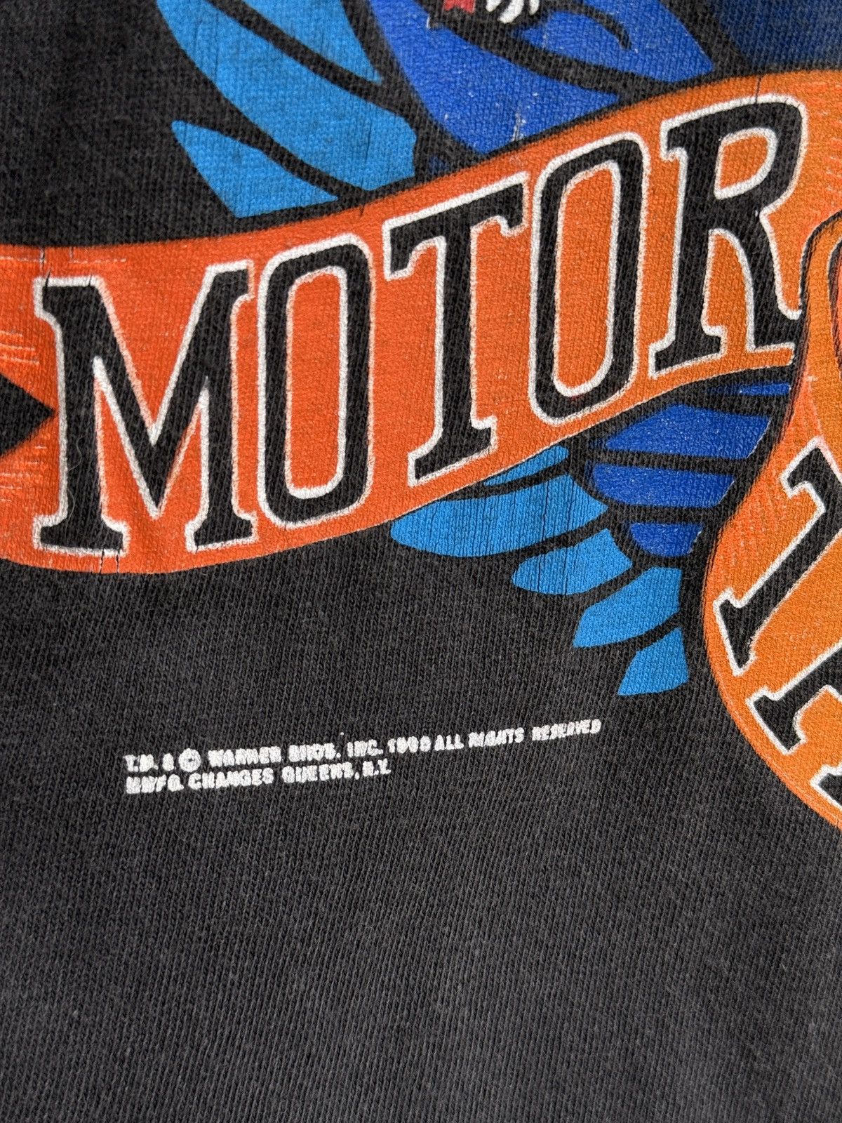 Warner Bros Warner Bros Vintage 1990 Design Taz's Devils Taz Motorcycle Size US M / EU 48-50 / 2 - 4 Thumbnail
