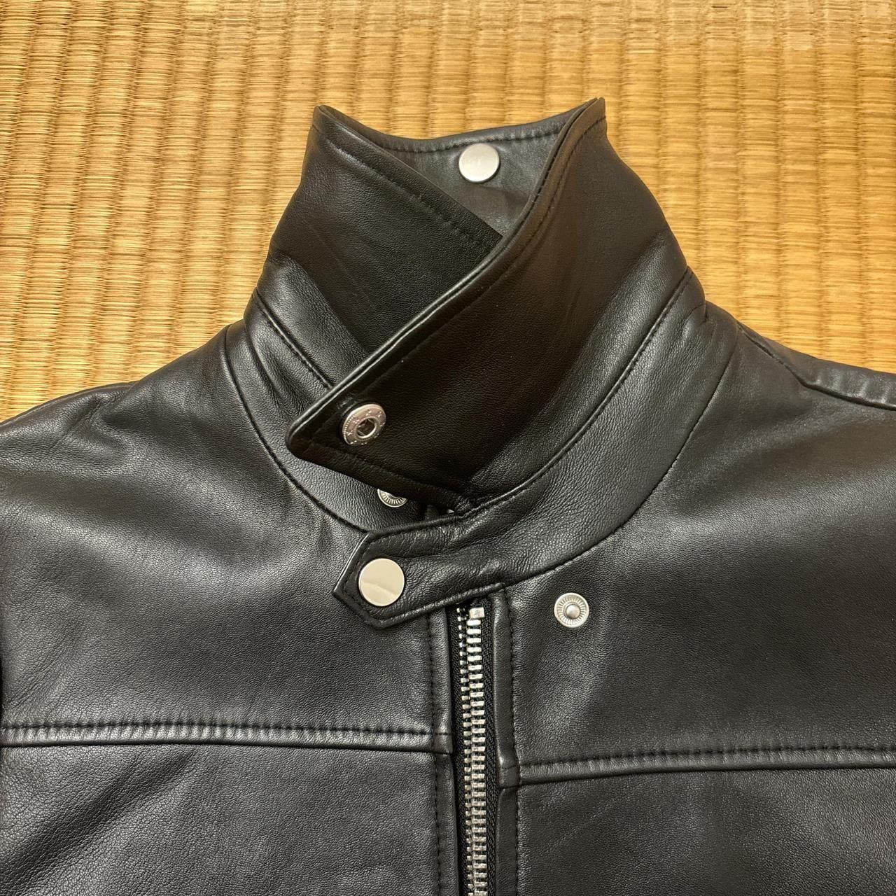 Maje Maje Cropped Leather Biker/Moto Jacket Size XS / US 0-2 / IT 36-38 - 3 Thumbnail