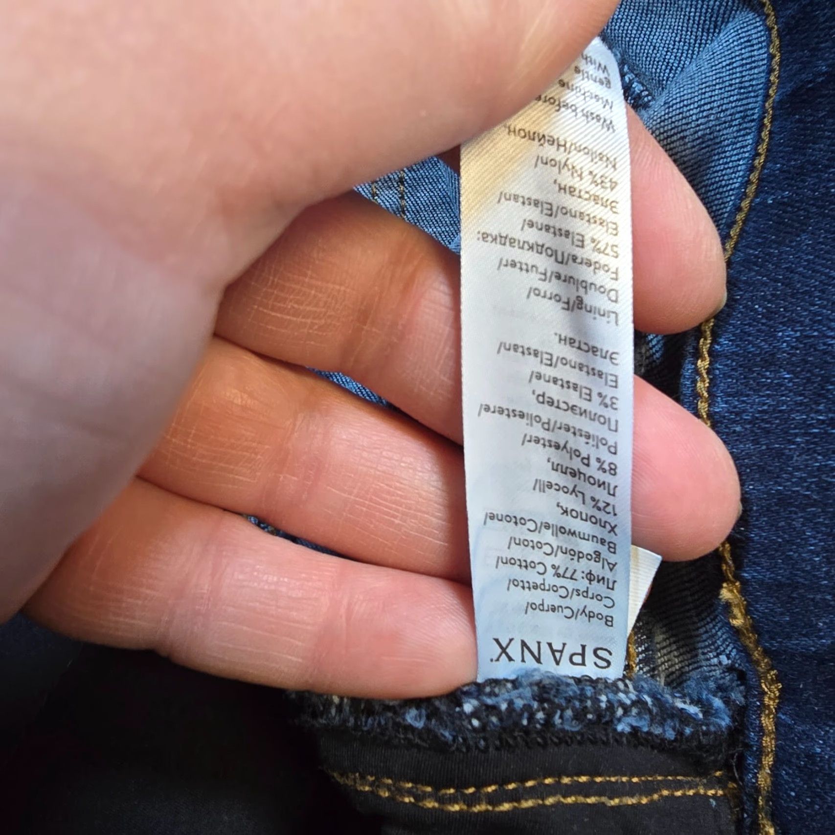 Spanx Spanx Jeans Women Medium Pull On Stretchy Distressed Skinny Casual Slimming Jeans Size 32" / US 10 / IT 46 - 7 Thumbnail