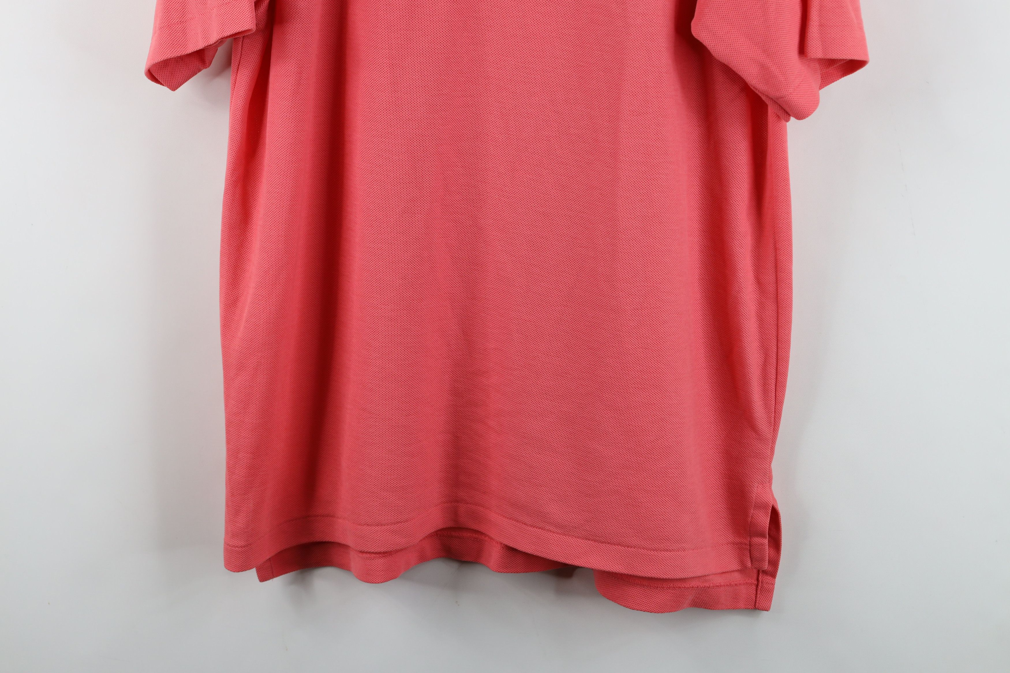 L.L. Bean Vintage 90s LL Bean Double L Cotton Knit Golf Polo Pink USA Size US XL / EU 56 / 4 - 3 Thumbnail