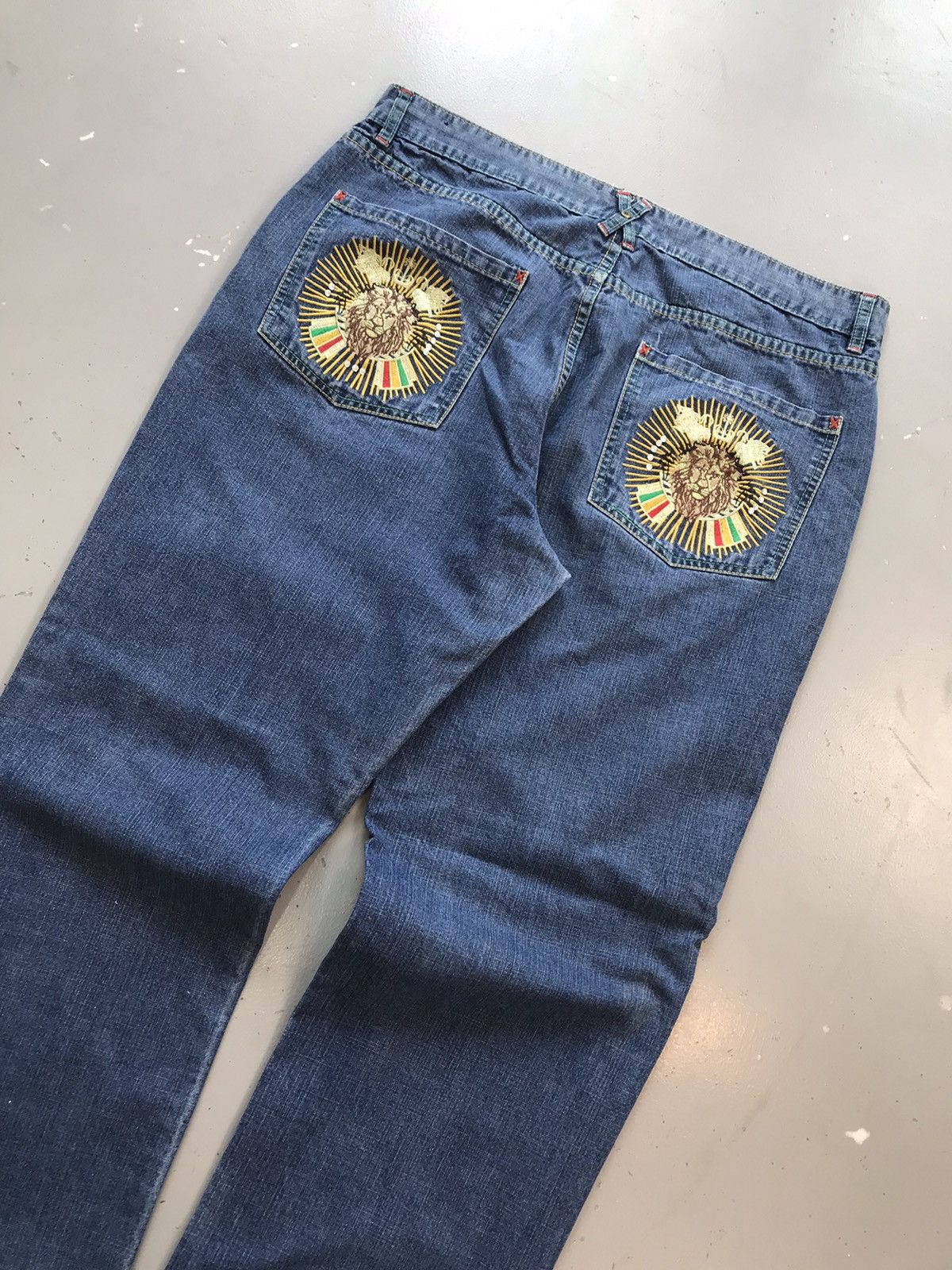 JNCO × Southpole × Vintage Vintage Y2K crazy embroidered denim Size US 38 / EU 54 - 12 Thumbnail