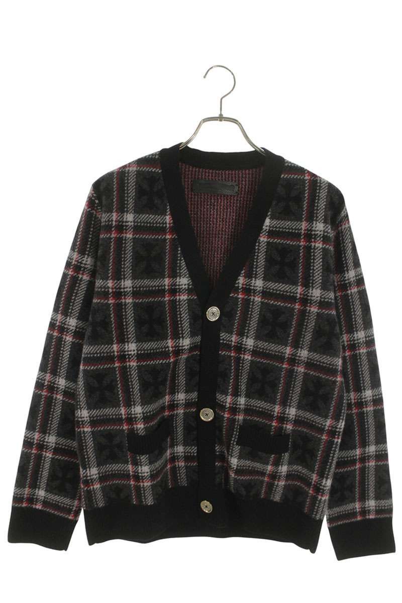 Chrome Hearts Chrome Hearts Big City Checkered Cashmere Cardigan Size US S / EU 44-46 / 1 - 1 Thumbnail