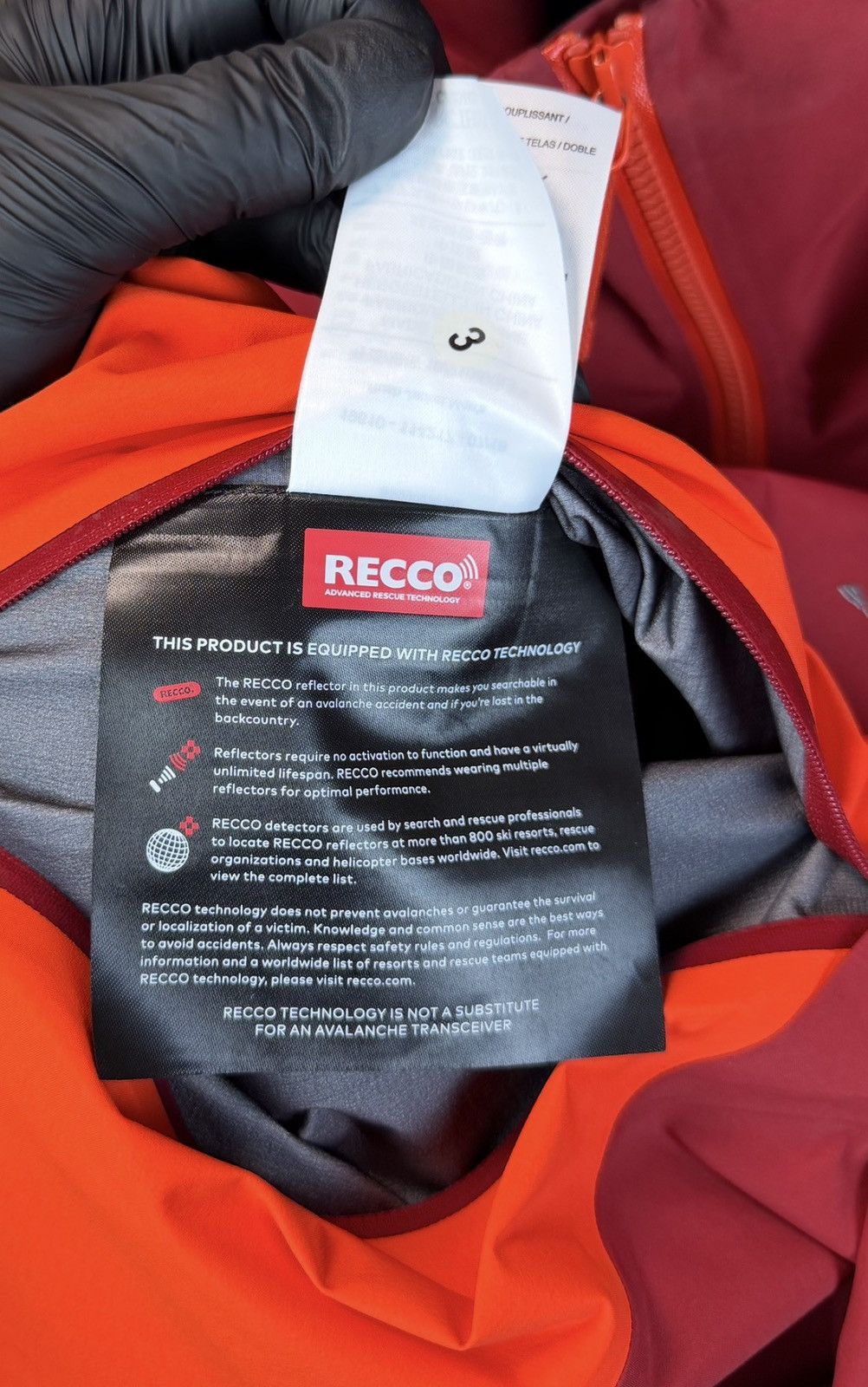 Arc'teryx Arcteryx rush jacket Red/Orange Large Goretex pro Recco Size US L / EU 52-54 / 3 - 22 Thumbnail
