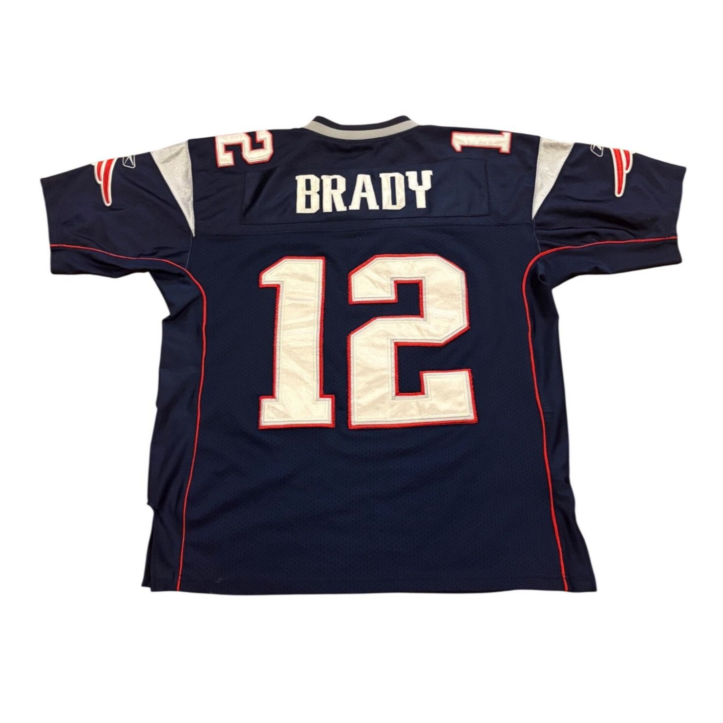 Reebok New England Patriots Tom Brady #12 Stitched NFL Footb