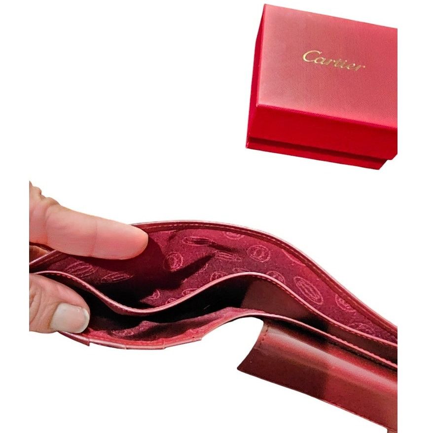 Cartier Cartier Bifold Wallet Vintage Must de Cartier Bordeaux Size ONE SIZE - 11 Thumbnail