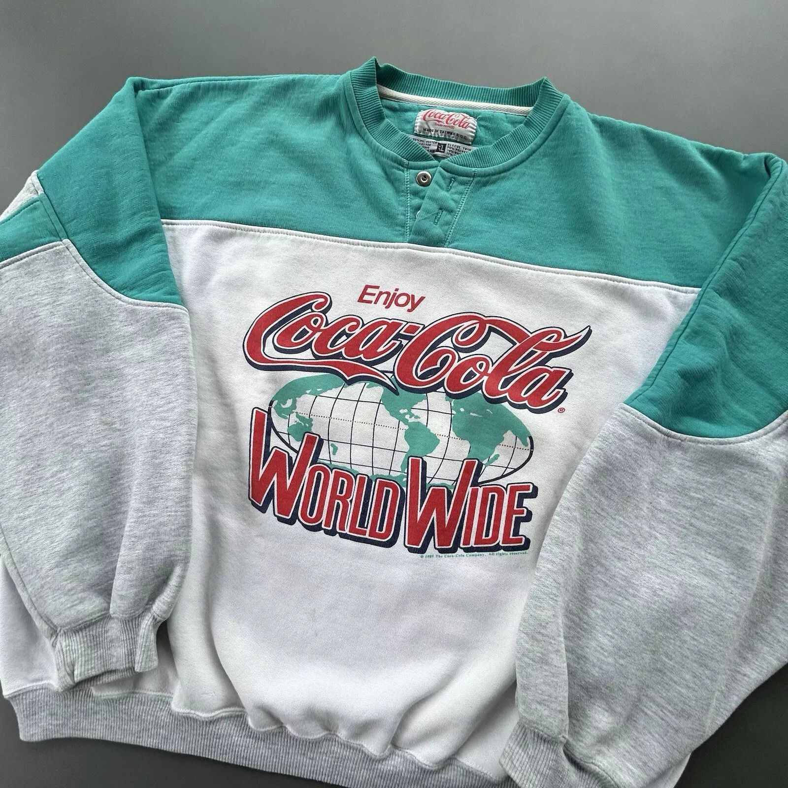 Coca Cola Vintage Coca Cola Sweatshirt Adult Extra Large Size US XL / EU 56 / 4 - 1 Thumbnail