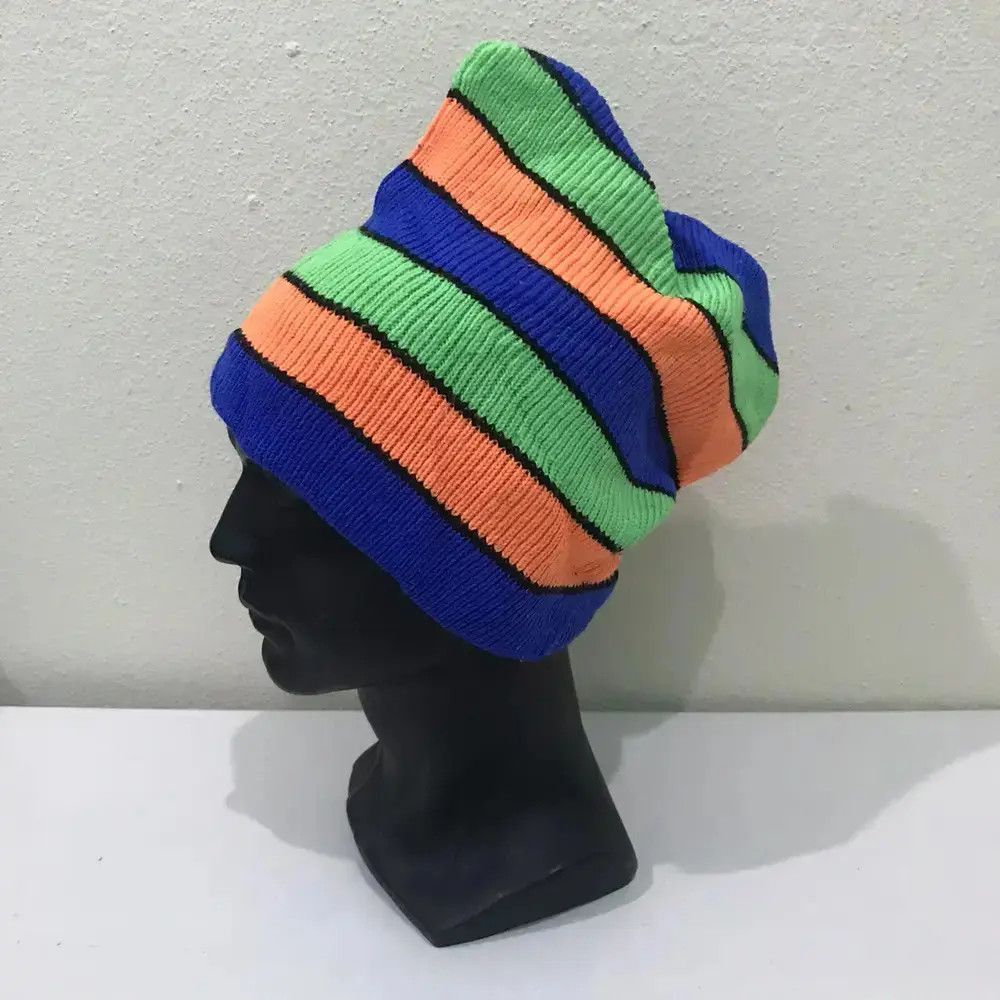 Goldwin × Vintage Goldwin Multicolour Stripe Beanie Hat Size ONE SIZE - 2 Thumbnail