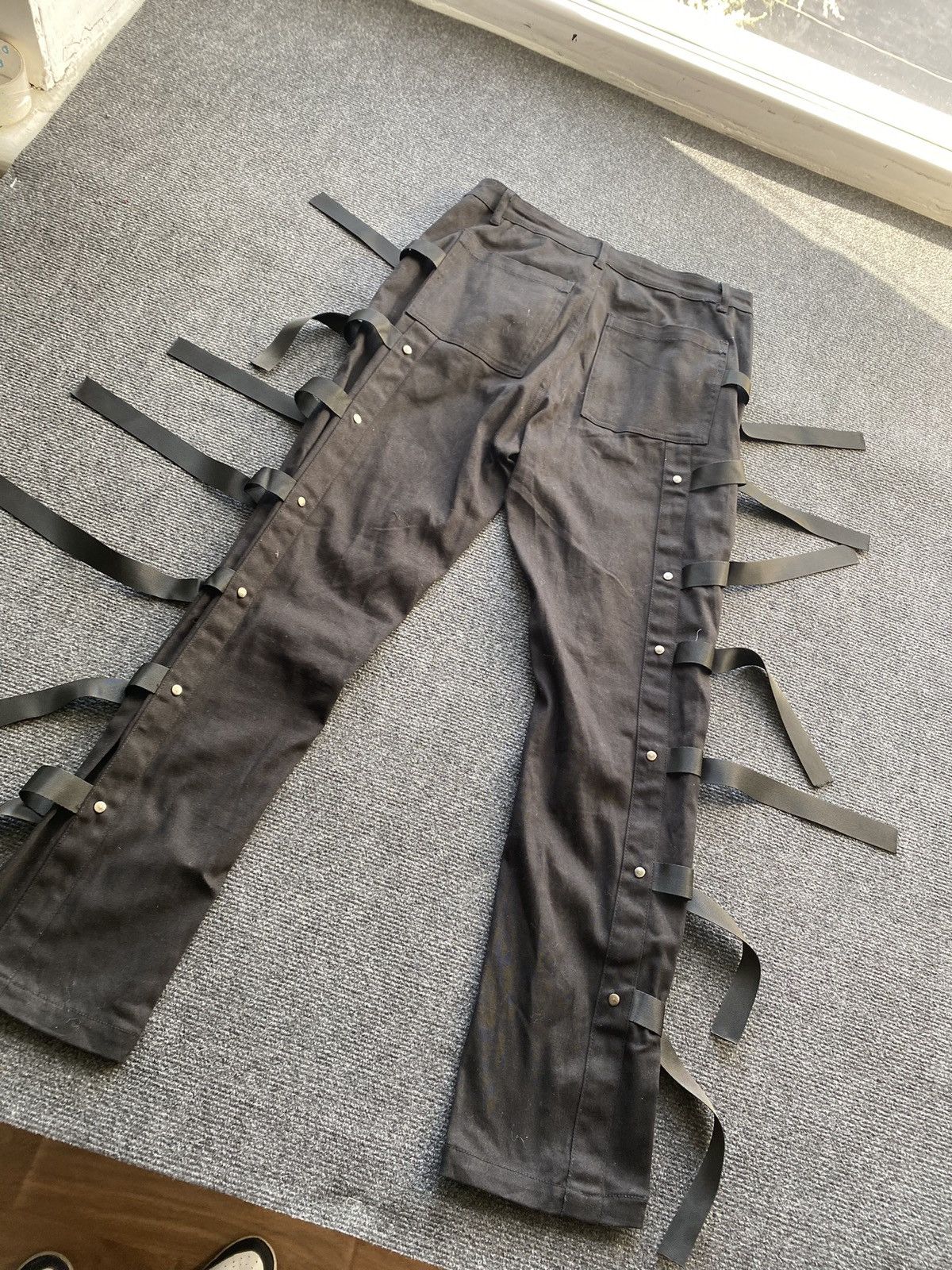 Other 🔥Banned Alt Opium Punk Bondage Gothic Pants 28 rare goth emo Size 28" / US 6 / IT 42 - 14 Thumbnail
