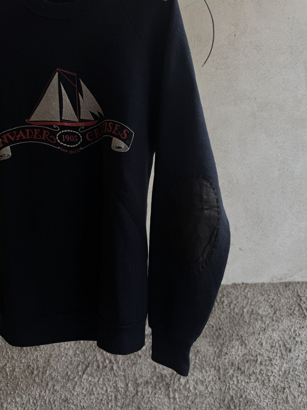 Maison Margiela Maison Margiela Artisanal A/H 1999 leather elbow crewneck Size US M / EU 48-50 / 2 - 2 Thumbnail