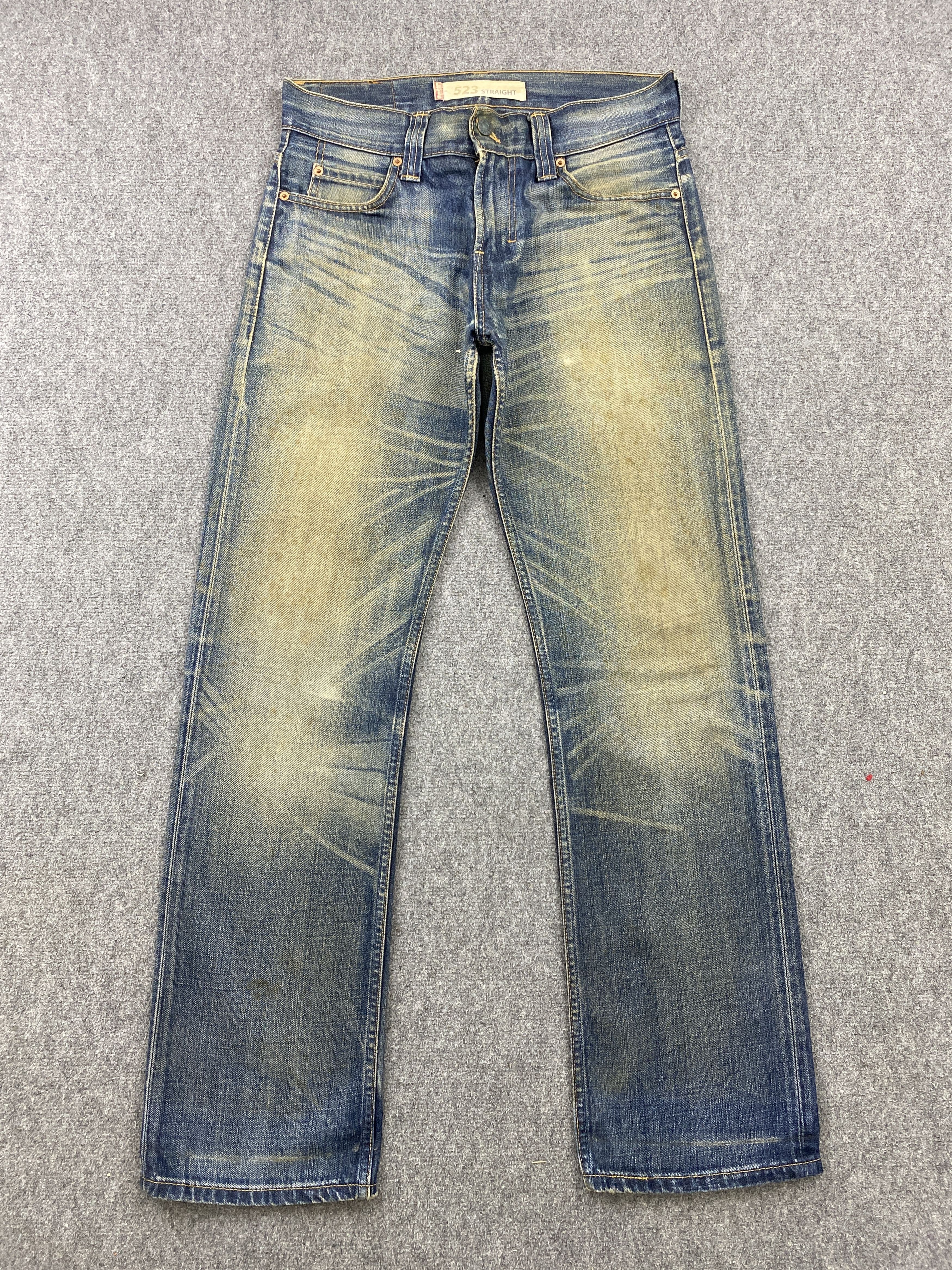 image of Rusty Vintage 90's Levis 523 Straight Fit Jeans in Blue Denim, Men's (Size 31)