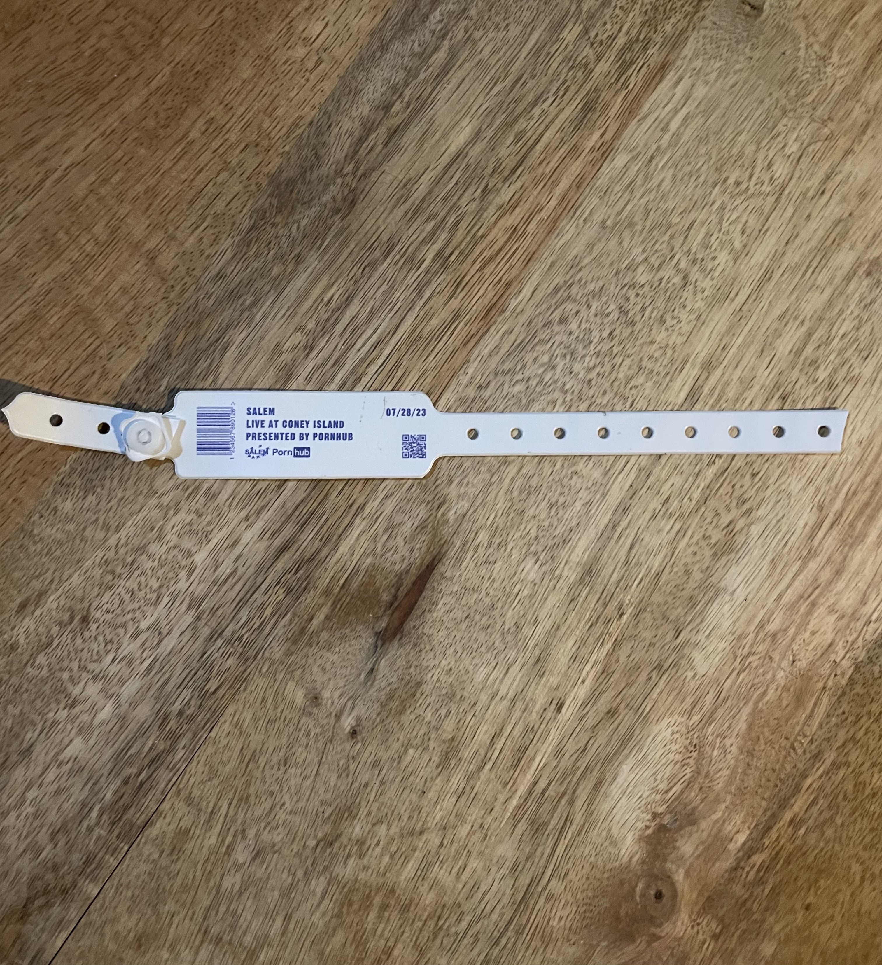 S4LEM SALEM / S4LEM - Pornhub Coney Island concert wristband Size ONE SIZE - 2 Thumbnail