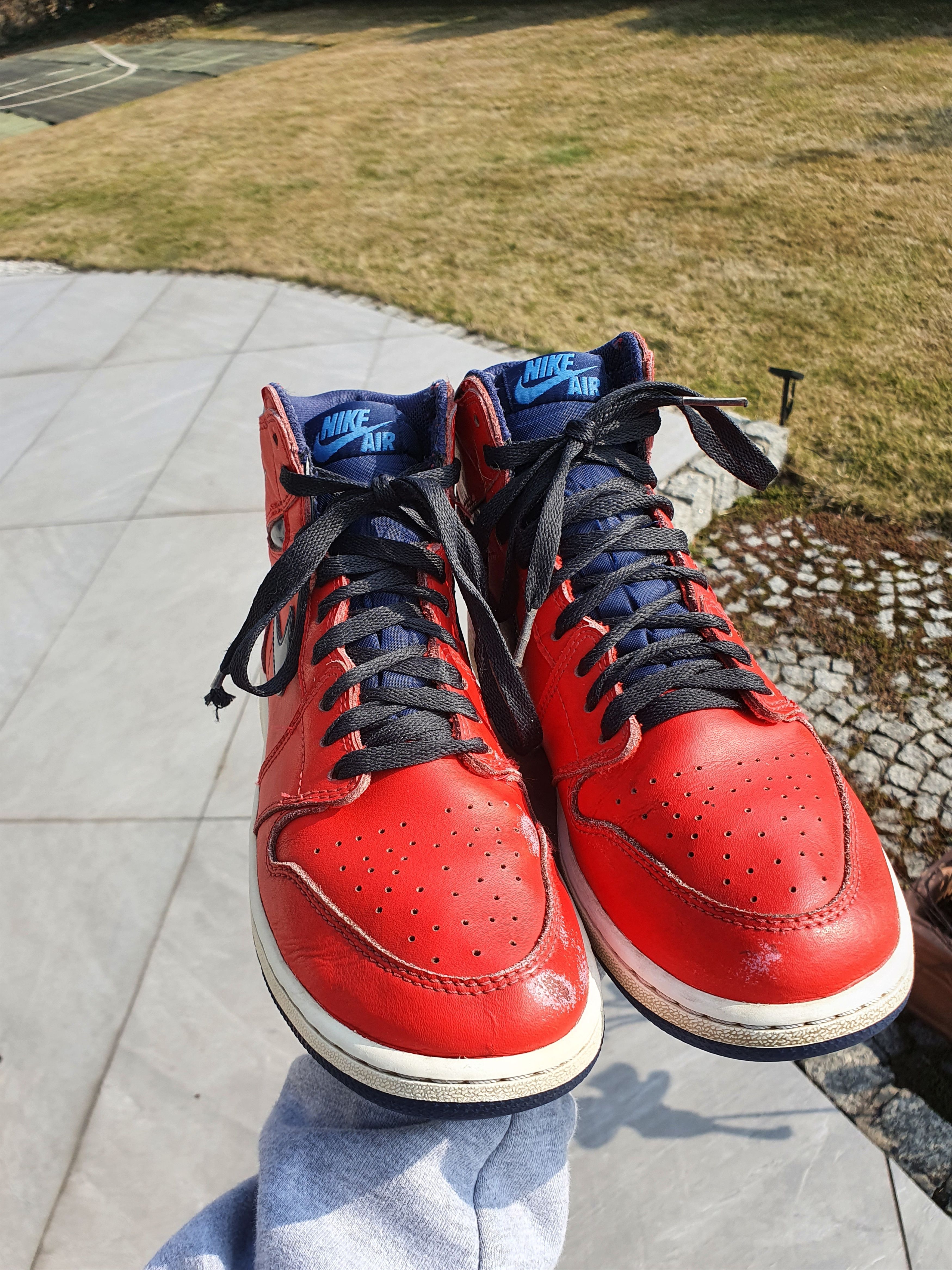 Jordan Brand × Nike 2015 Vintage Nike Air Jordan 1 Retro David Letterman (GS) Size US 7 / EU 40 - 3 Thumbnail