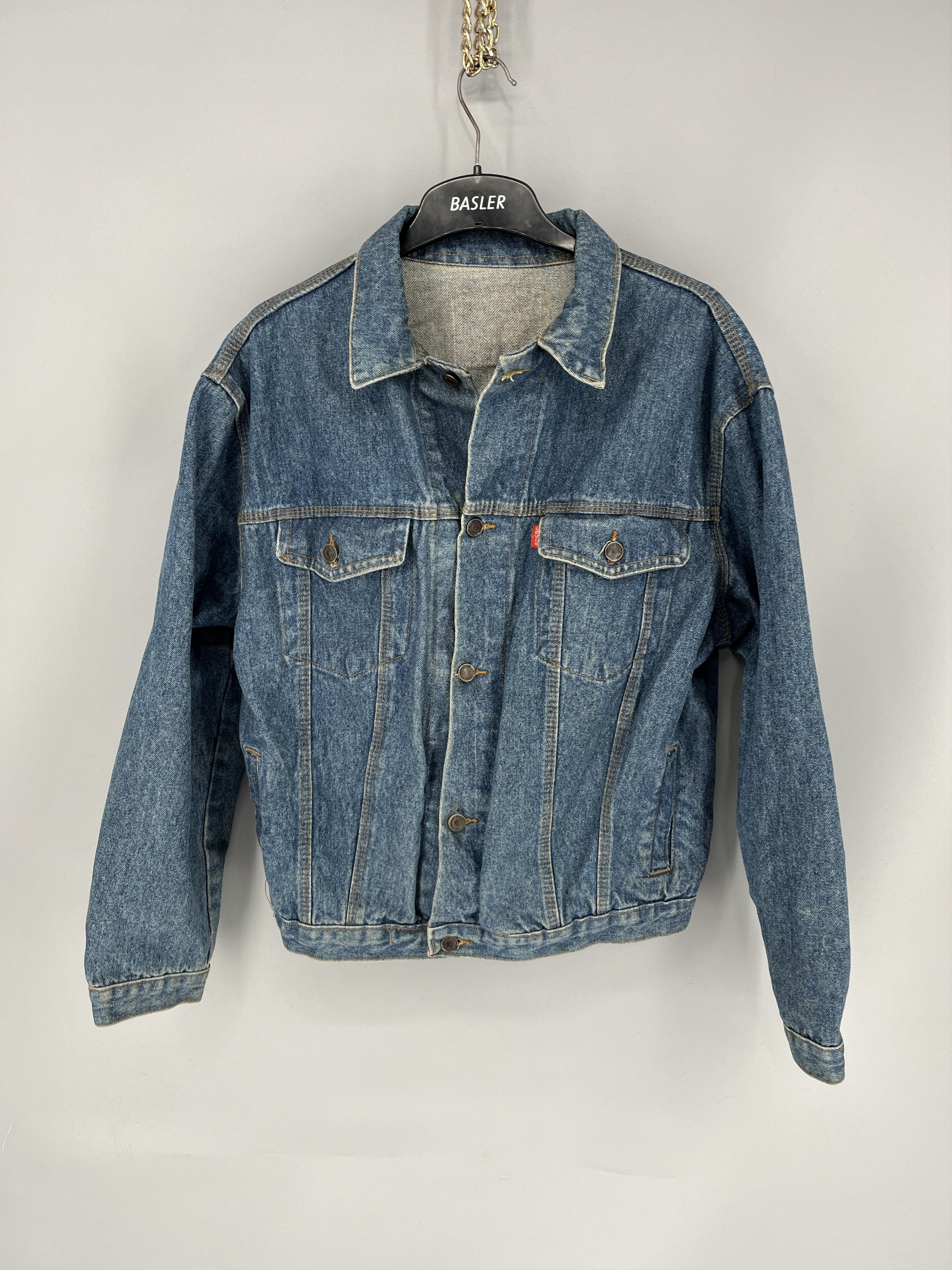 Levi's VINTAGE 40s 50s 60s 70s LEVIS TRUCKER DENIM JACKET Size US L / EU 52-54 / 3 - 2 Thumbnail