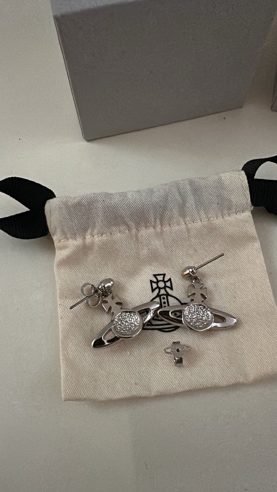 Vivienne Westwood Vivienne Westwood Neil Drop Earrings Size ONE SIZE - 3 Thumbnail