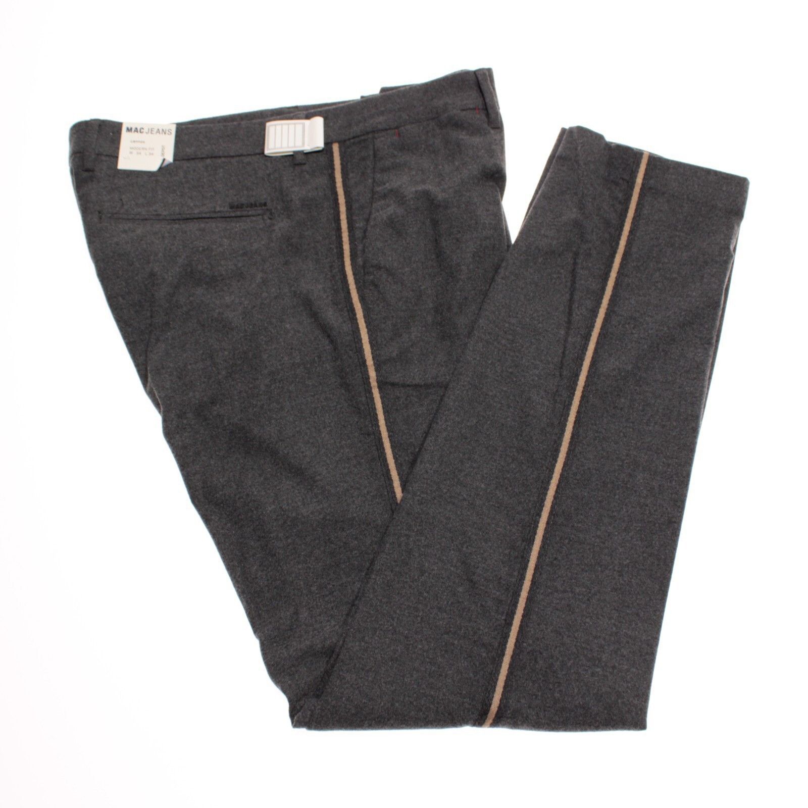 MAC Jeans Mac Jeans New with tags Dress Pants Size 34 US In Gray Size US 34 / EU 50 - 2 Thumbnail