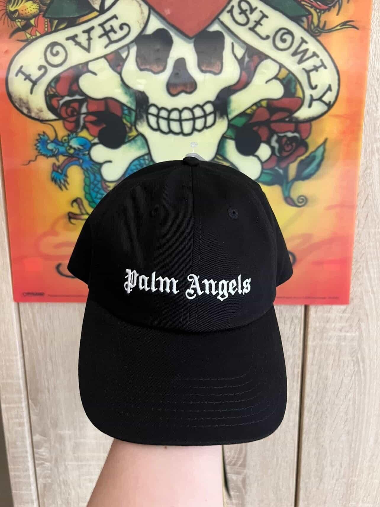 Palm Angels Palm Angels Classics Logo SnapBack Cap Black 💥🔥 Size ONE SIZE - 7 Thumbnail