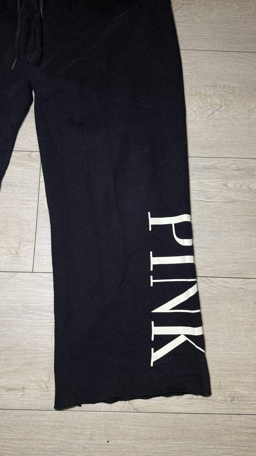 Pink Y2K 2000s Victorias Secret Pink Baggy Sweatpants Size 32" / US 10 / IT 46 - 2 Thumbnail