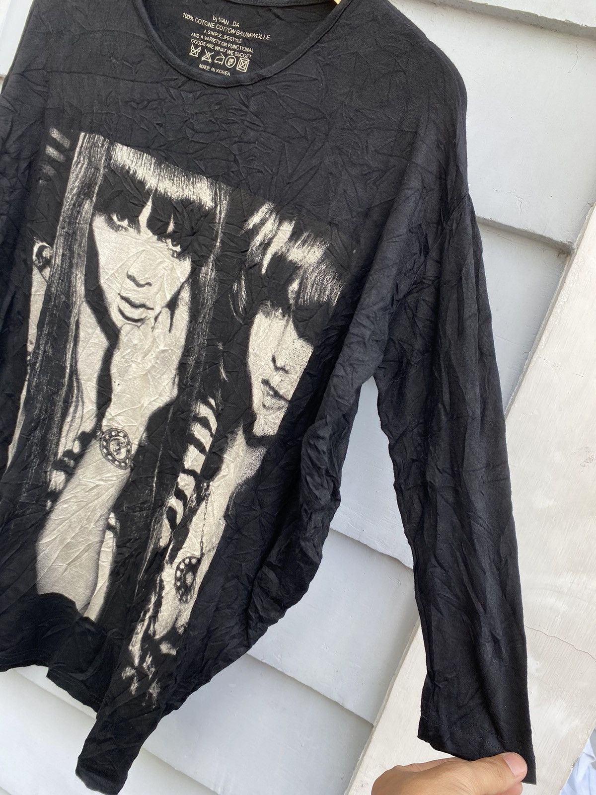 Hysteric Glamour by NAN…DA Girls Portrait Mode Hysteric Glamour Style Tshirt Size ONE SIZE - 4 Thumbnail